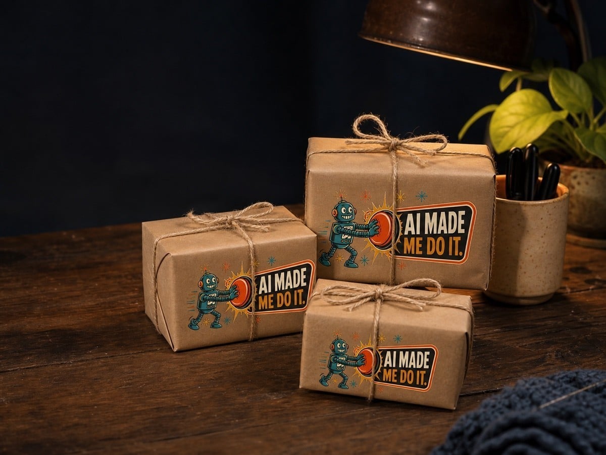 Stickers work as gift tags as well as gifts, which is useful when you are buying for a whole team.
