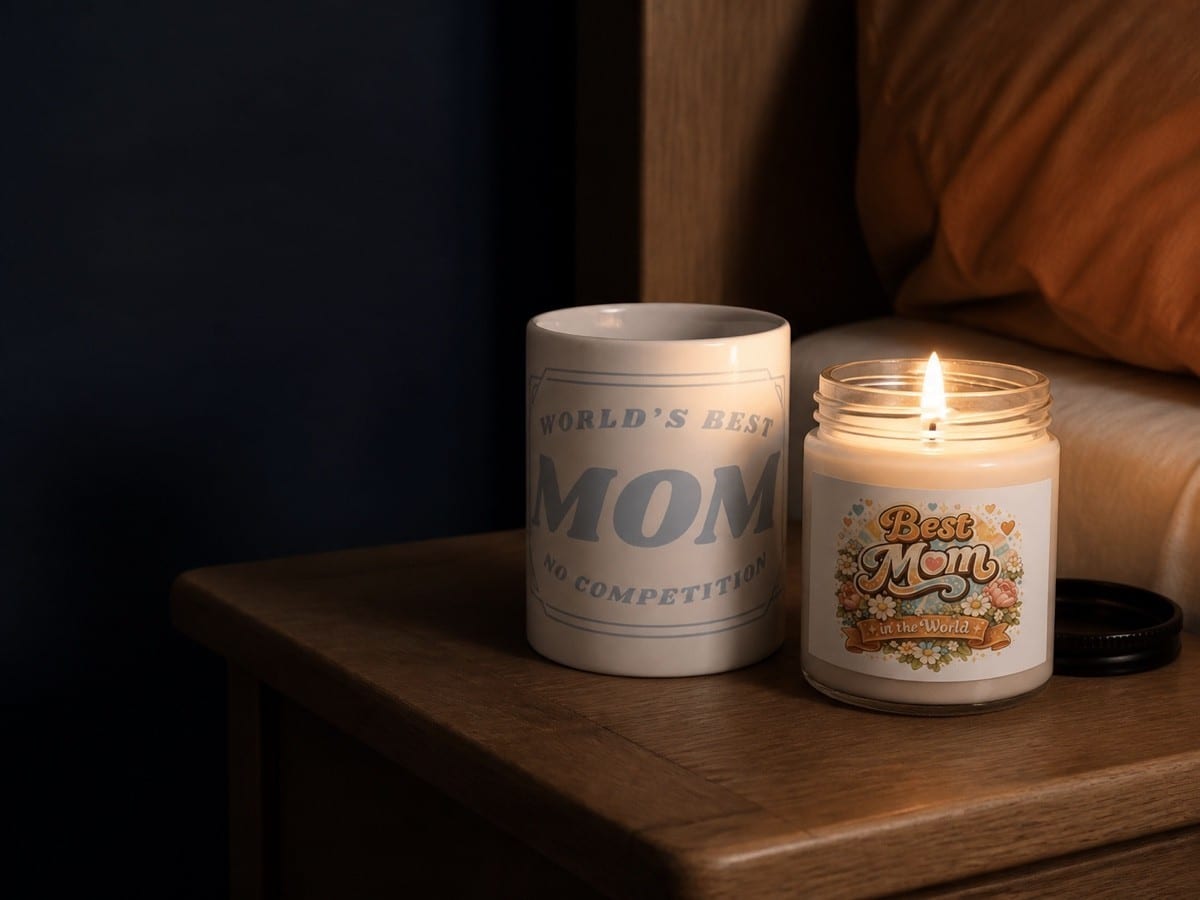 Mom Life designs. The mug is the one that gets used daily.