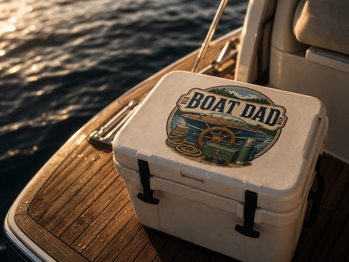 The mug that lives on the boat, and the one that stays home.