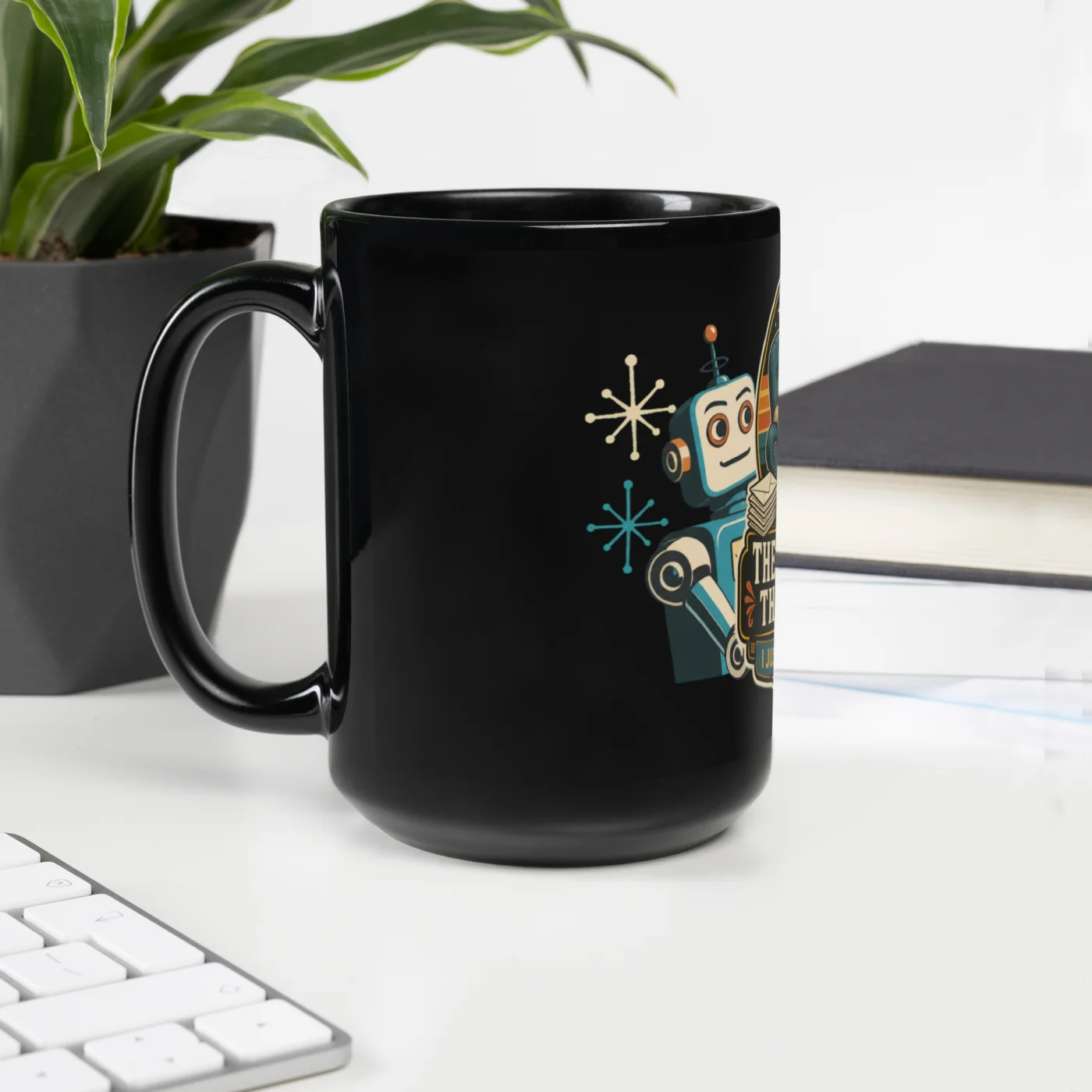 Black Coffee Mug, The Dog Runs This House. I Just Pay The Bills