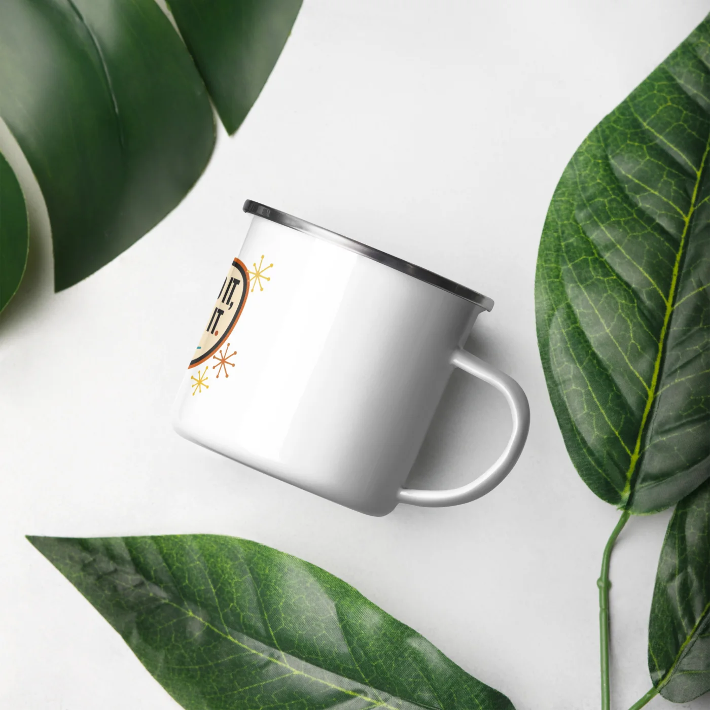 Enamel Camp Mug, Statement Robot: If AI Said It, I Meant It