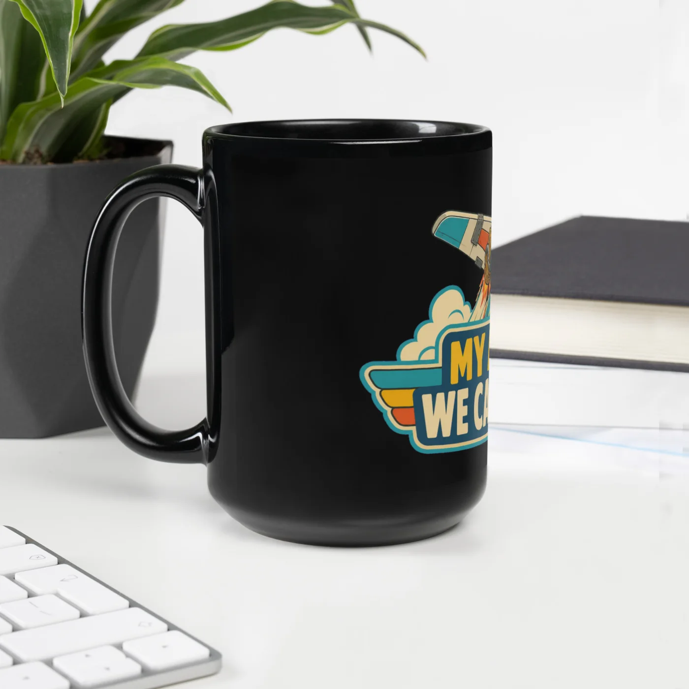 Black Coffee Mug, Flying Robot: My AI Said We Can Wing It