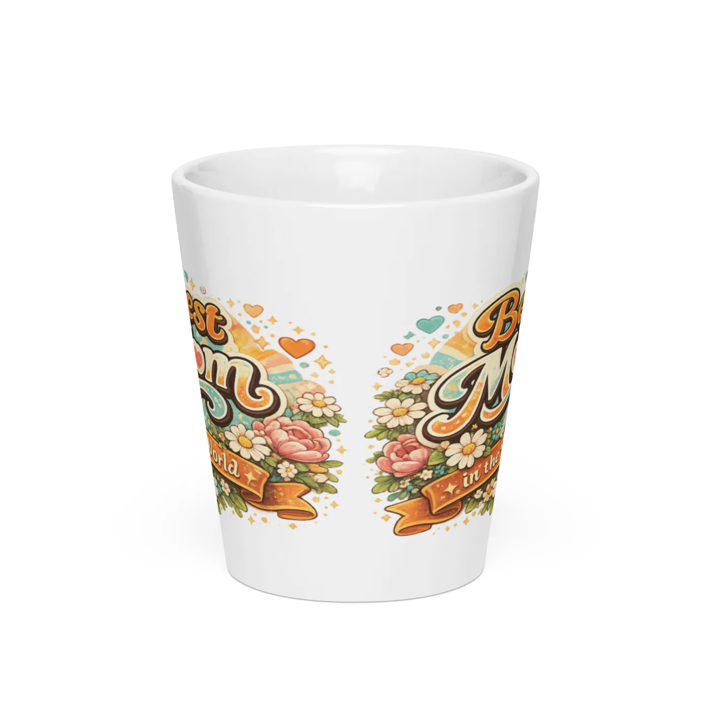 Best Mom in the World Mug, Retro Mom Mug Gift, Floral Mom Coffee Mug, Mother’s Day Gift, Vintage Mom Gift, Cute Mom Mug, Gift for Mom