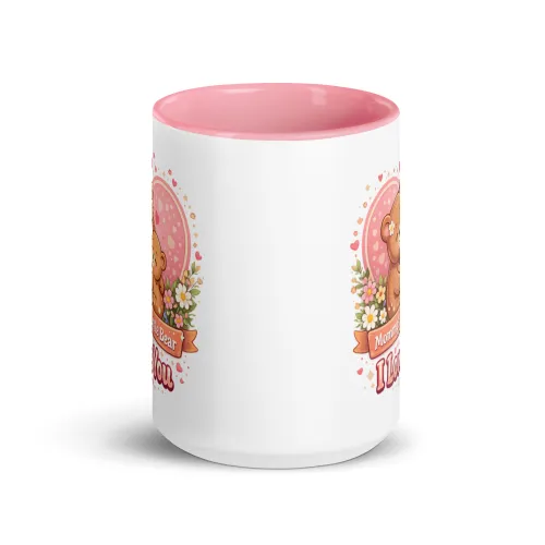 Mommy’s Little Bear – I Love You Mug - 15 oz - Pink
