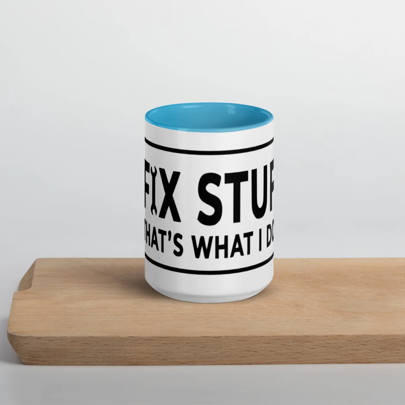 I Fix Stuff Coffee Mug, Handyman Mechanic DIYer Gift