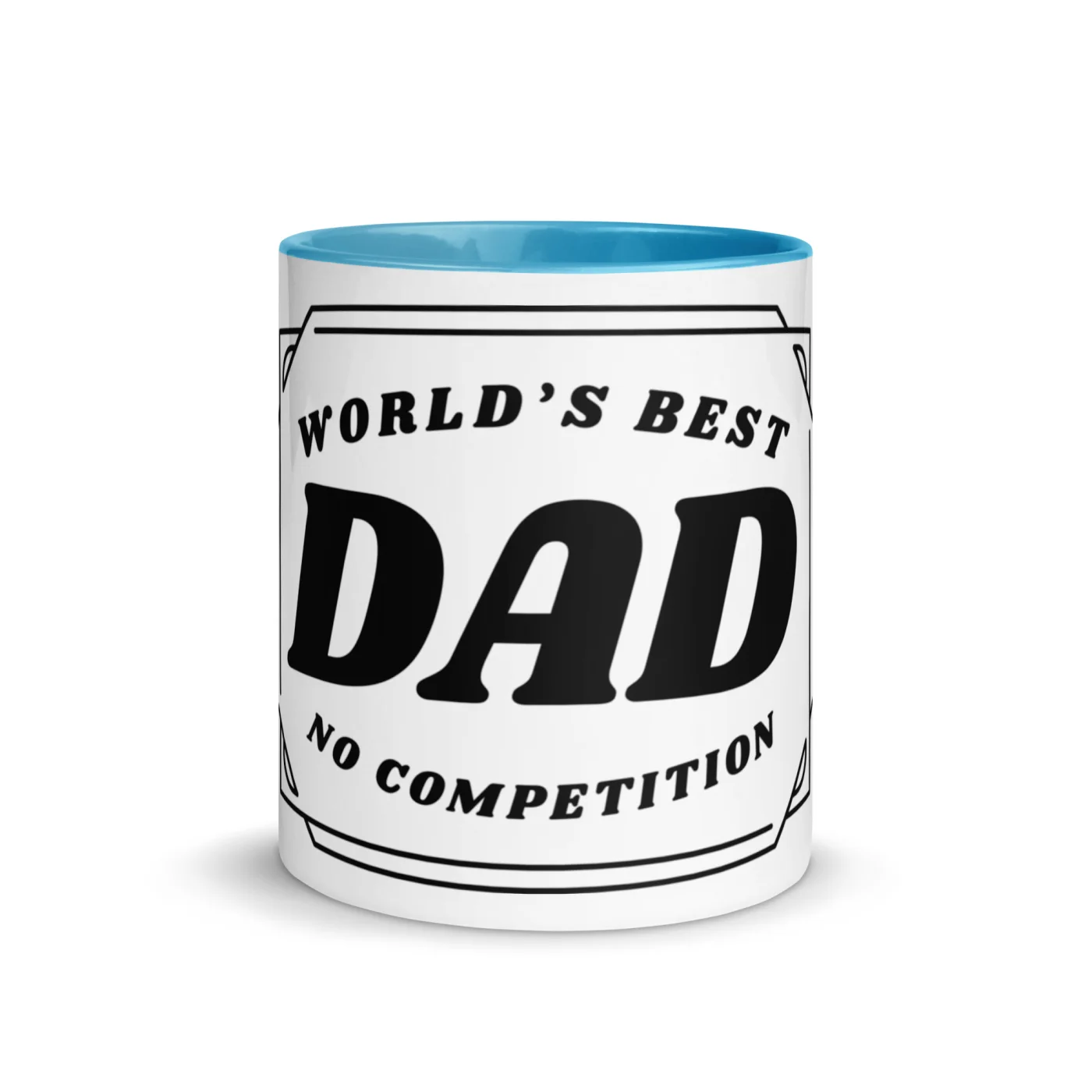 World’s Best Dad Mug – Funny Father’s Day Gift | Color Inside Coffee Mug