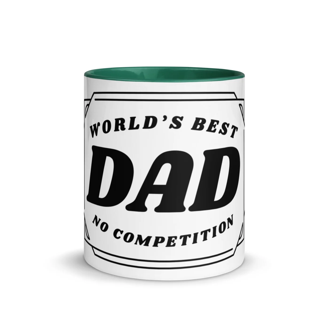 World’s Best Dad Mug – Funny Father’s Day Gift | Color Inside Coffee Mug