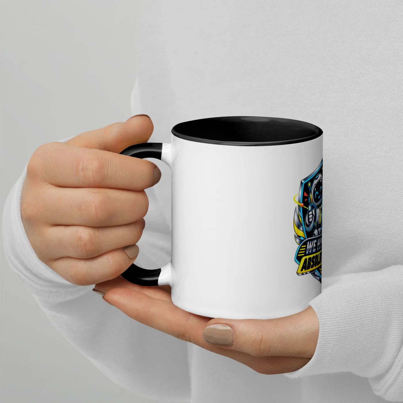 We Have Verified Absolutely Nothing. - Funny AI Color-Inside Mug, Design B
