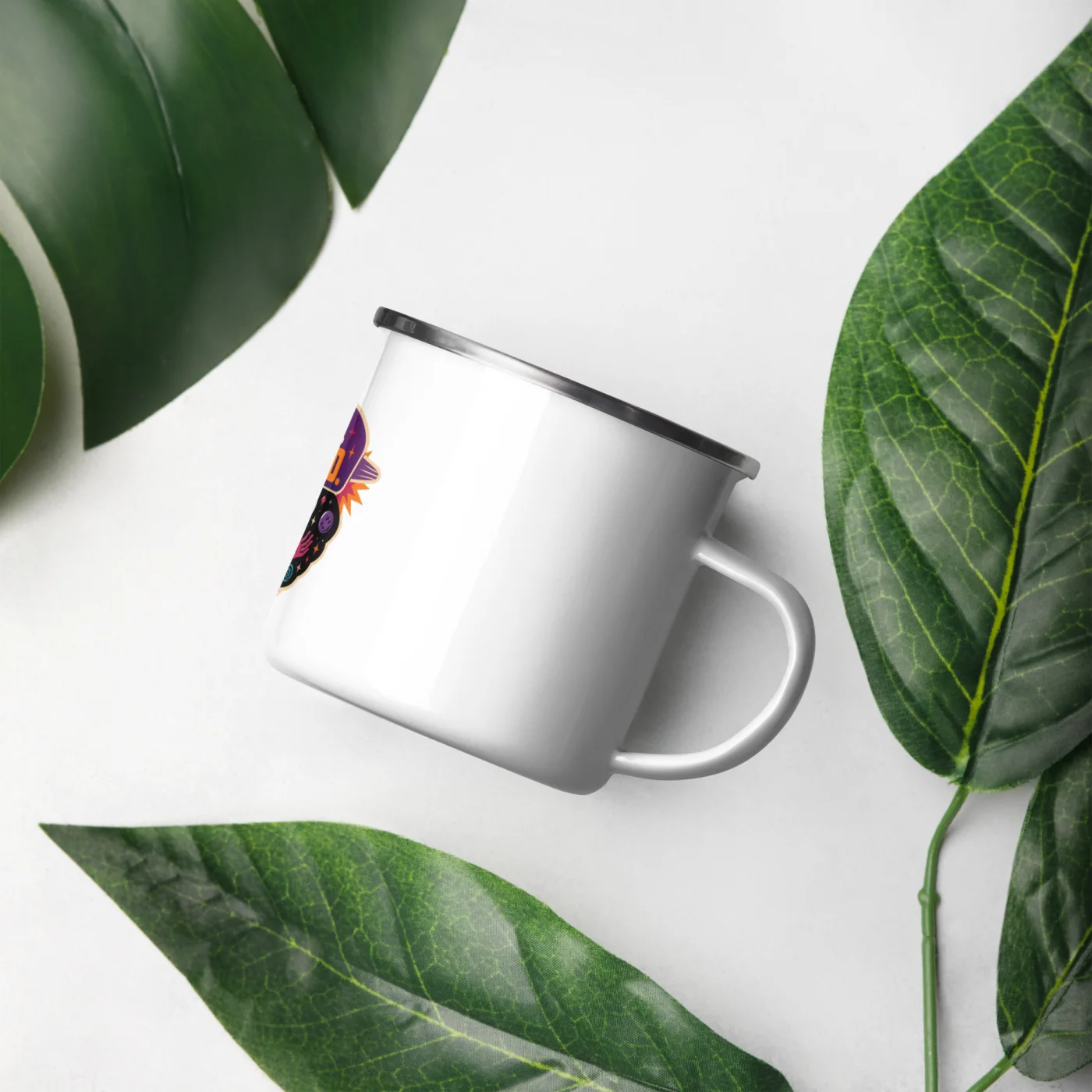 Enamel Camp Mug, Weird Robot: I Asked AI It Got Weird