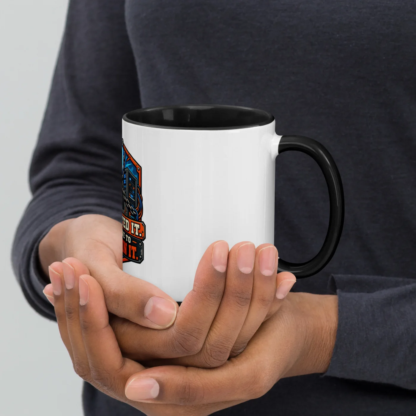 I Prompted It. Now I Have to Maintain It. - Funny AI Color-Inside Mug, Design A
