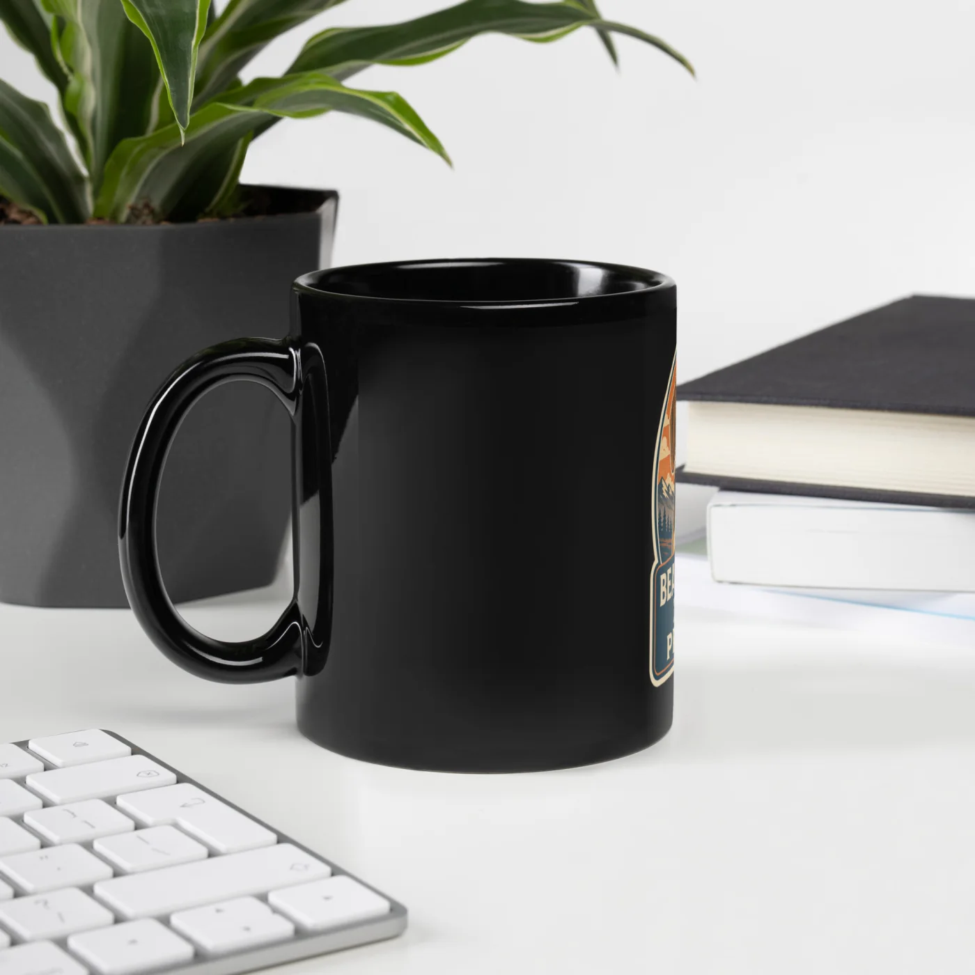Black Coffee Mug, Beagle Gift: Beagle Nose. Zero Privacy.