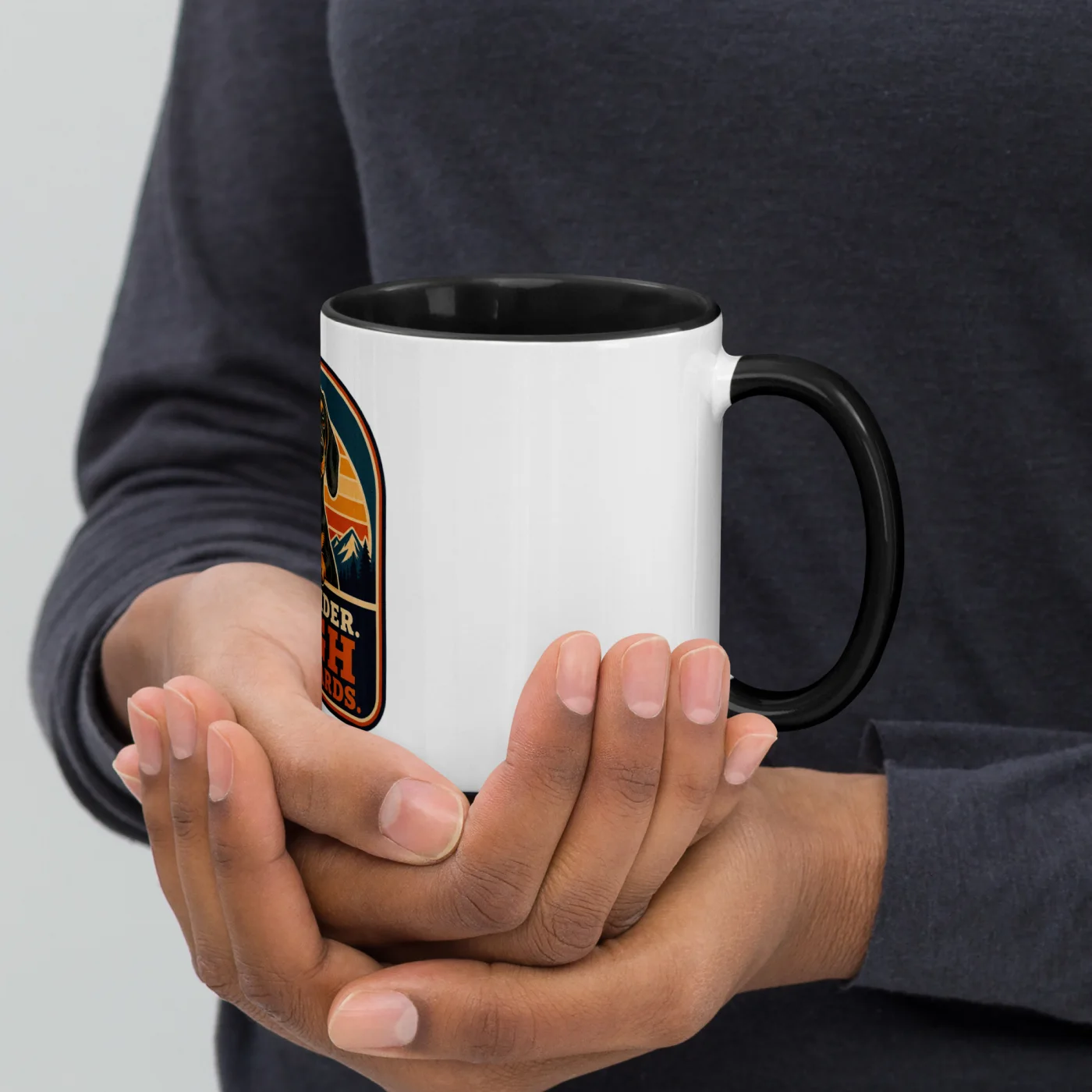 Color Inside Mug, Dachshund Gift: Low Rider. High Standards.