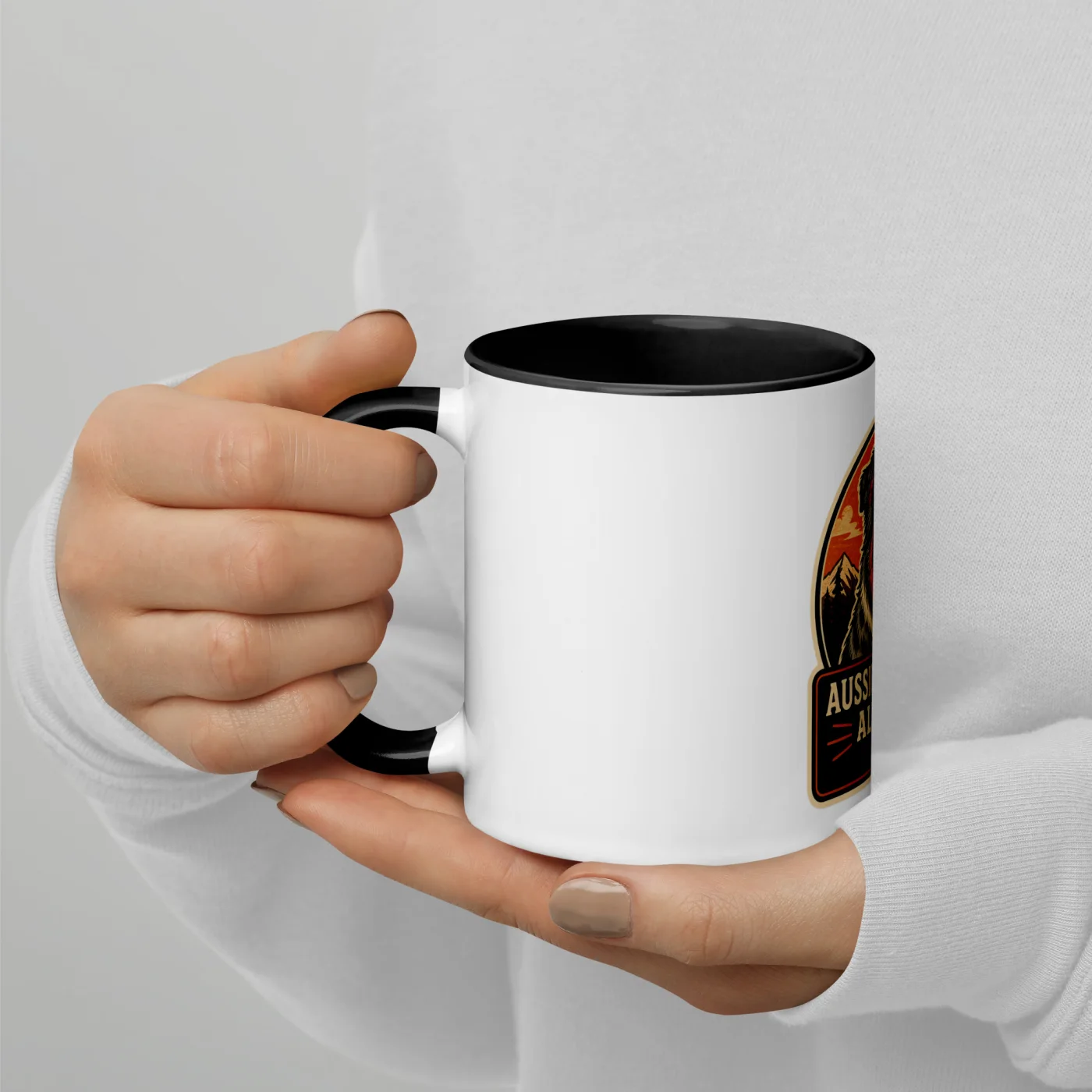 Color Inside Mug, Aussie Gift: Aussie Smarts. Always On.