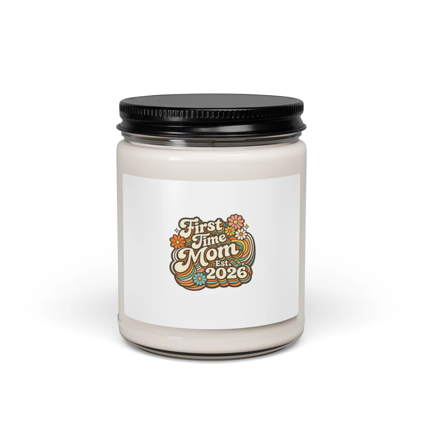 First Time Mom 2026 Candle, Mom Est 2026 Gift, New Mom Candle, Baby Shower Gift, Scented Soy Candle, Pregnancy Gift, Relaxing Candle