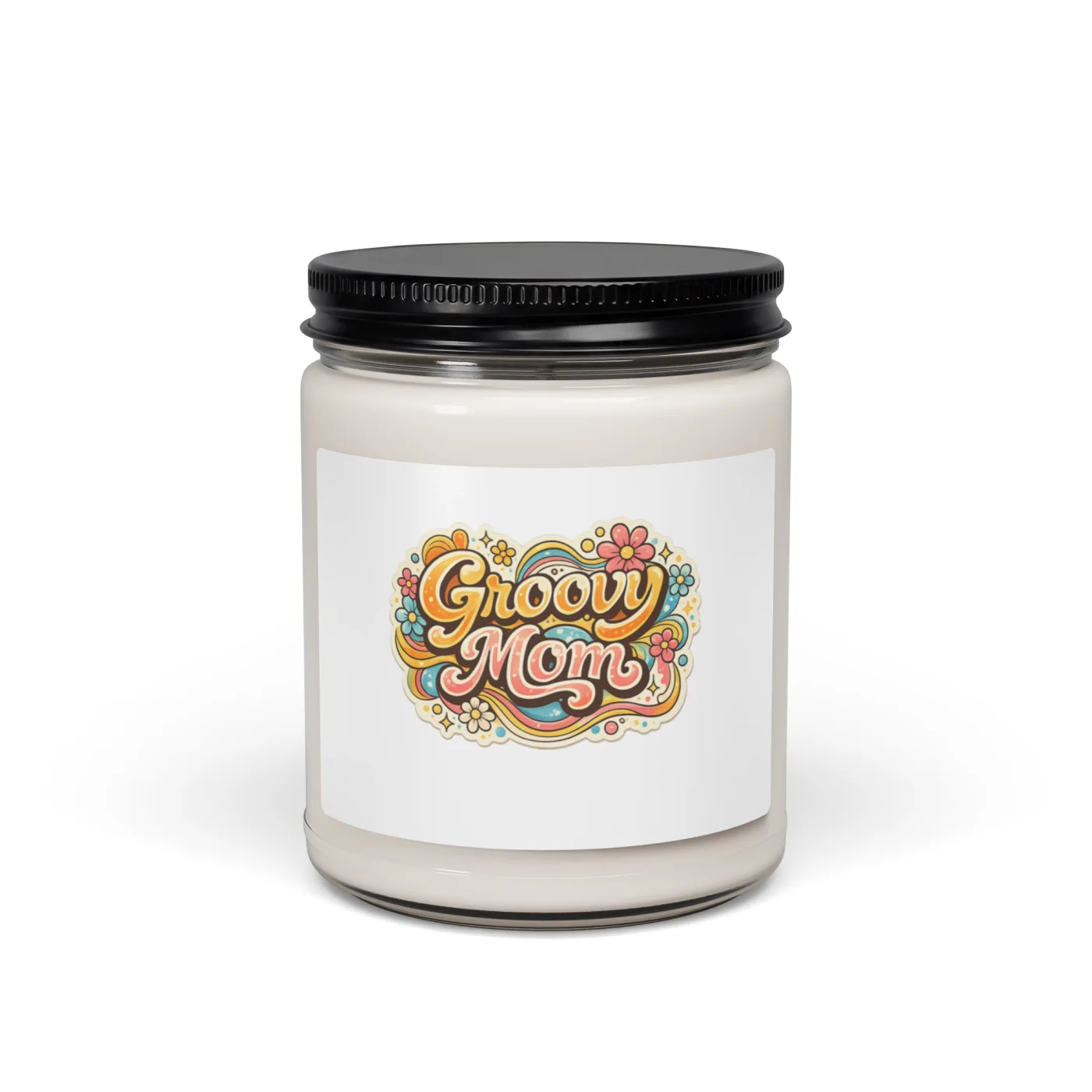 Groovy Mom Candle, Soy Candle Gift for Mom, Retro Mom Gift, Mother’s Day Candle, Relaxing Candle, Cute Mom Gift, Home Decor Candle
