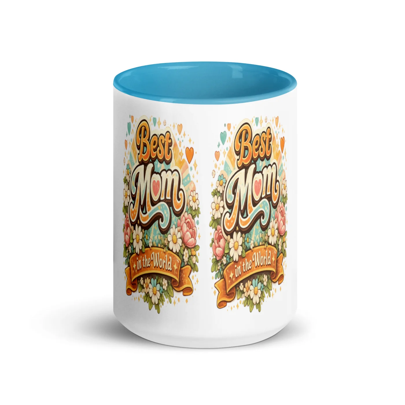 Best Mom Mug – Mother’s Day Gift, Floral Coffee Mug, Gift for Mom, Cute Mom Mug