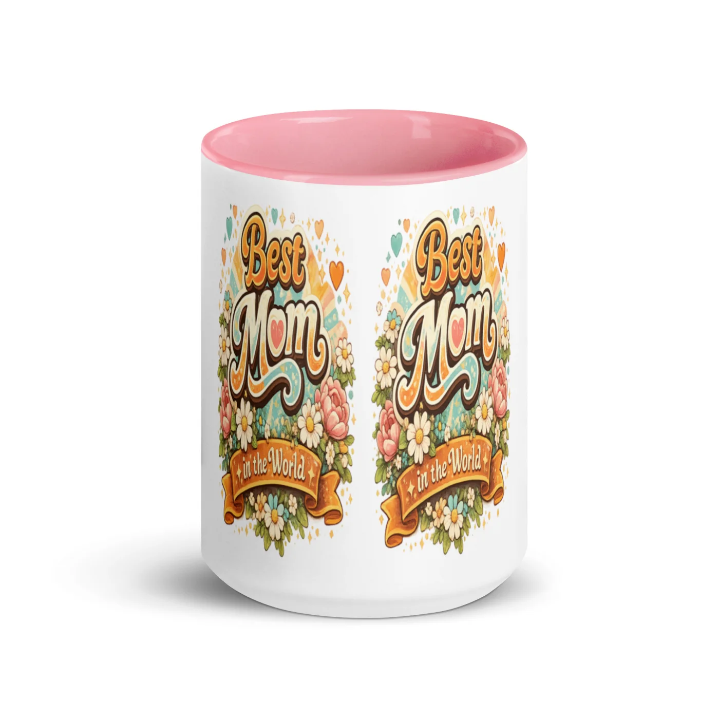 Best Mom Mug – Mother’s Day Gift, Floral Coffee Mug, Gift for Mom, Cute Mom Mug