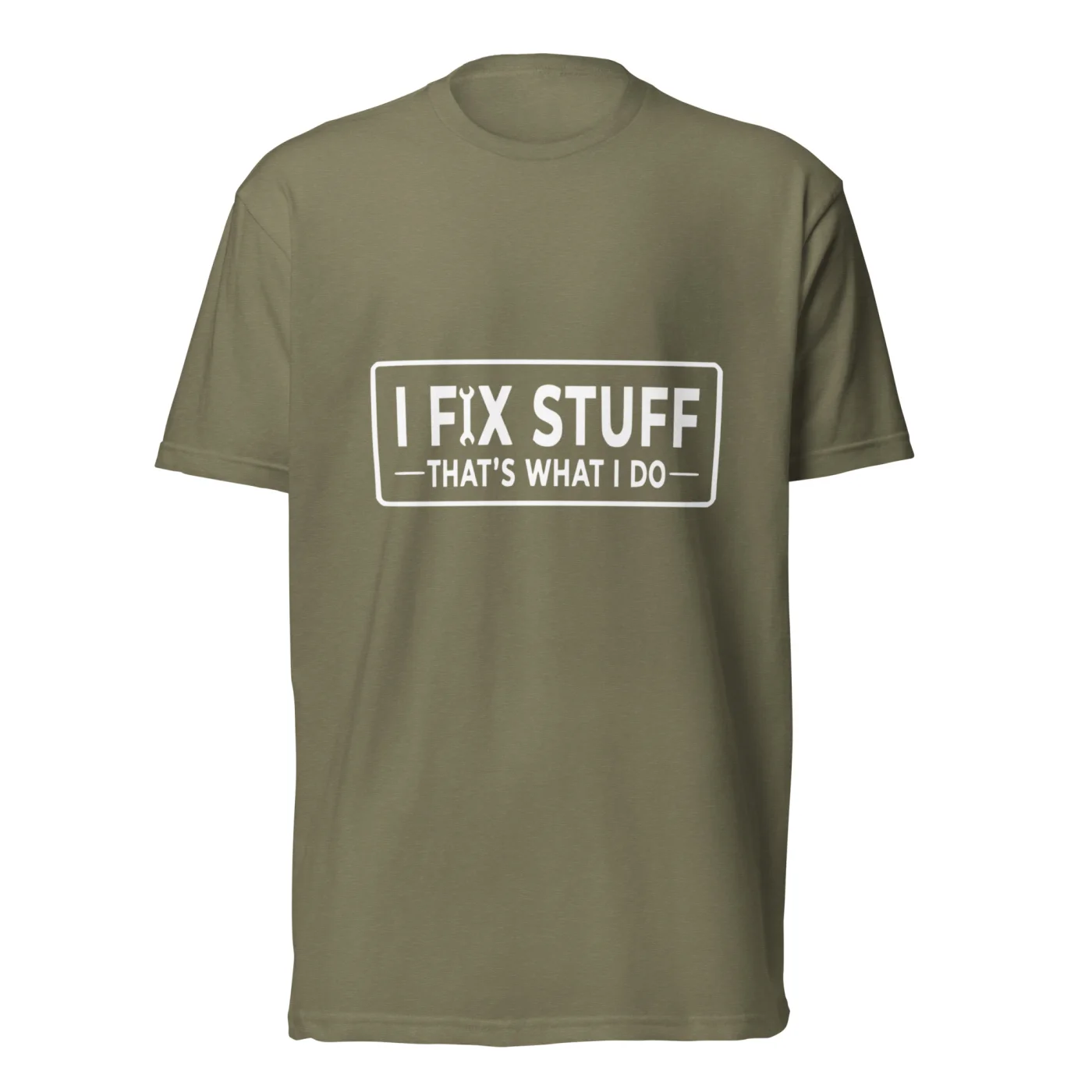 I Fix Stuff T-Shirt, Funny Handyman Mechanic Dad Tee