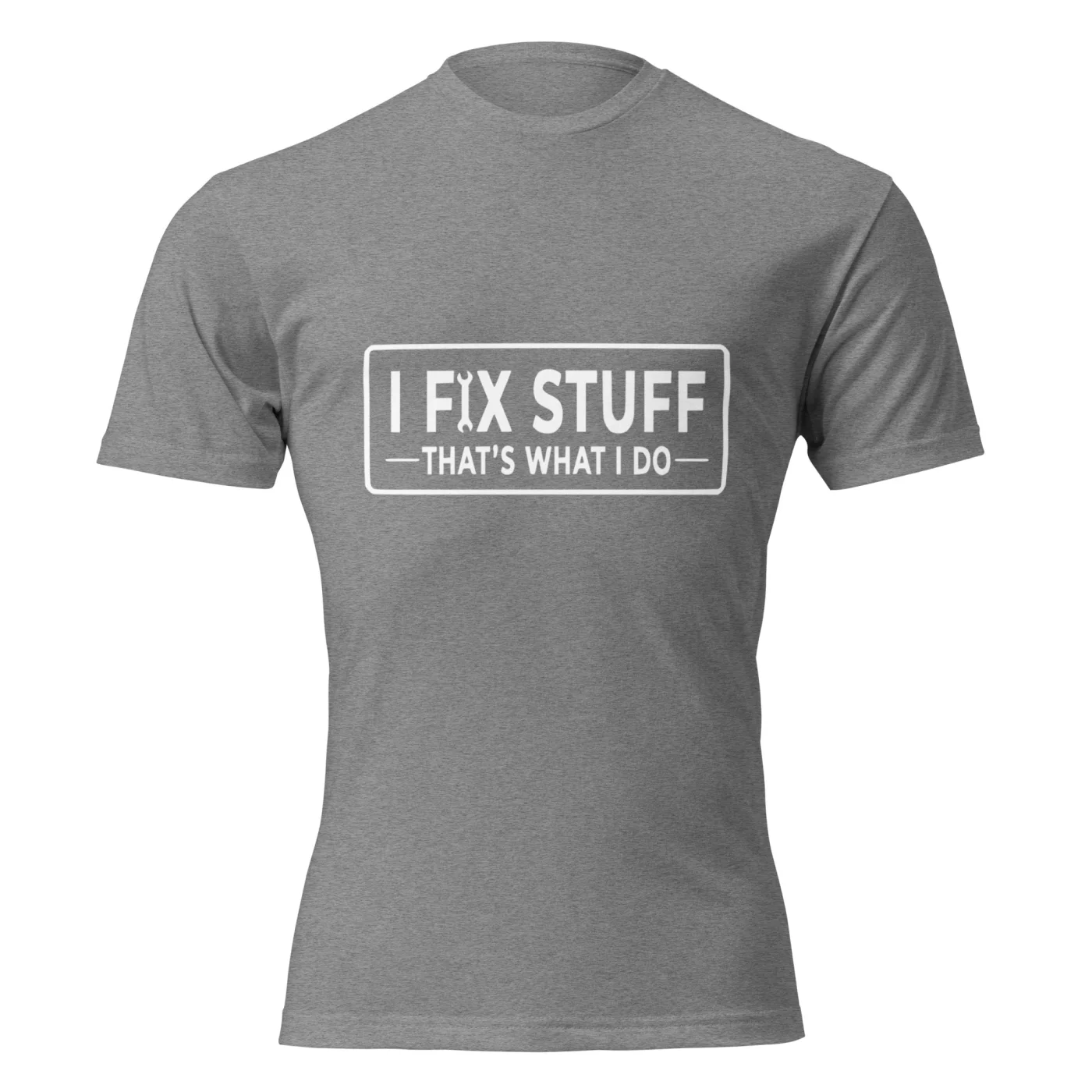 I Fix Stuff T-Shirt, Funny Handyman Mechanic Dad Tee