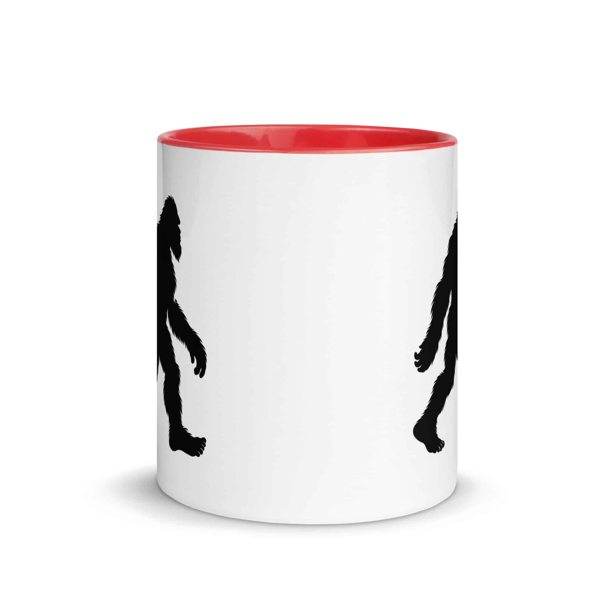 Walking Bigfoot Color Inside Coffee Mug