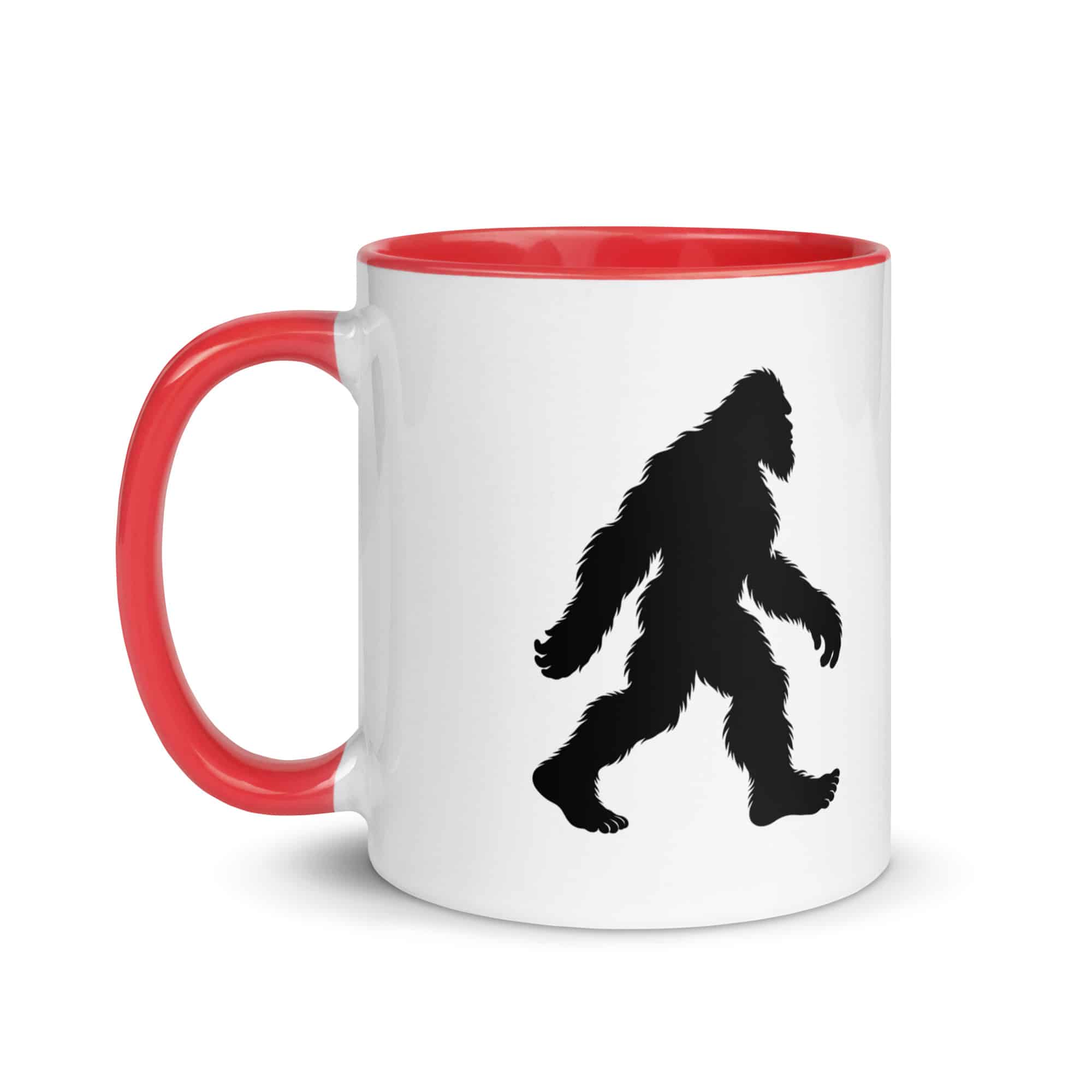 Walking Bigfoot Color Inside Coffee Mug