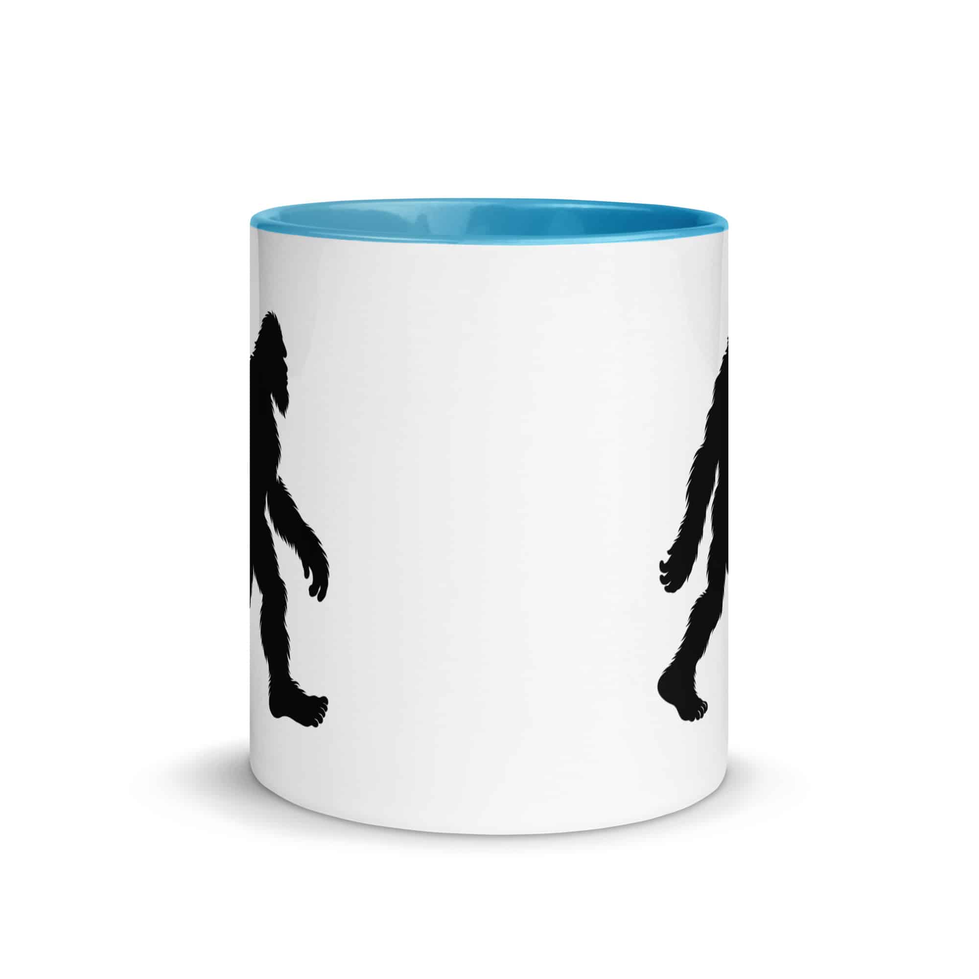 Walking Bigfoot Color Inside Coffee Mug