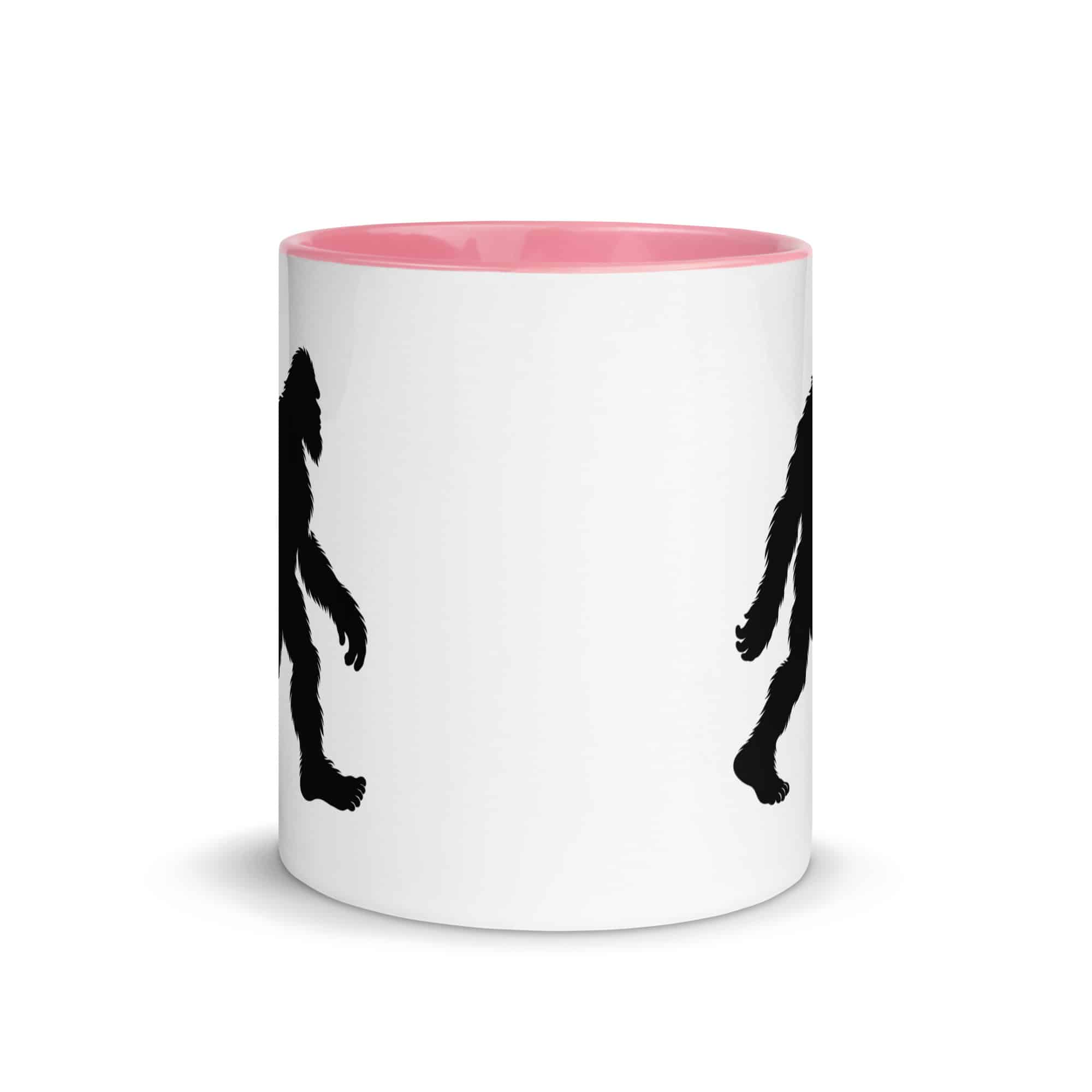 Walking Bigfoot Color Inside Coffee Mug