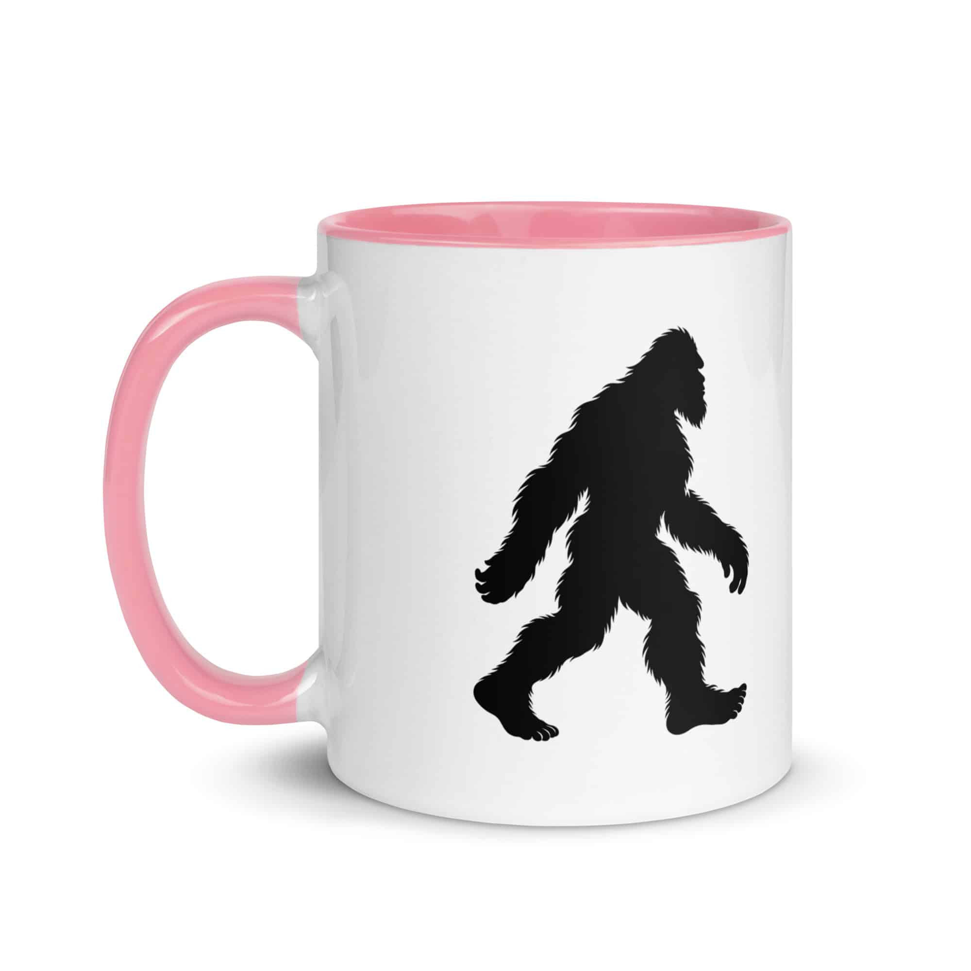 Walking Bigfoot Color Inside Coffee Mug