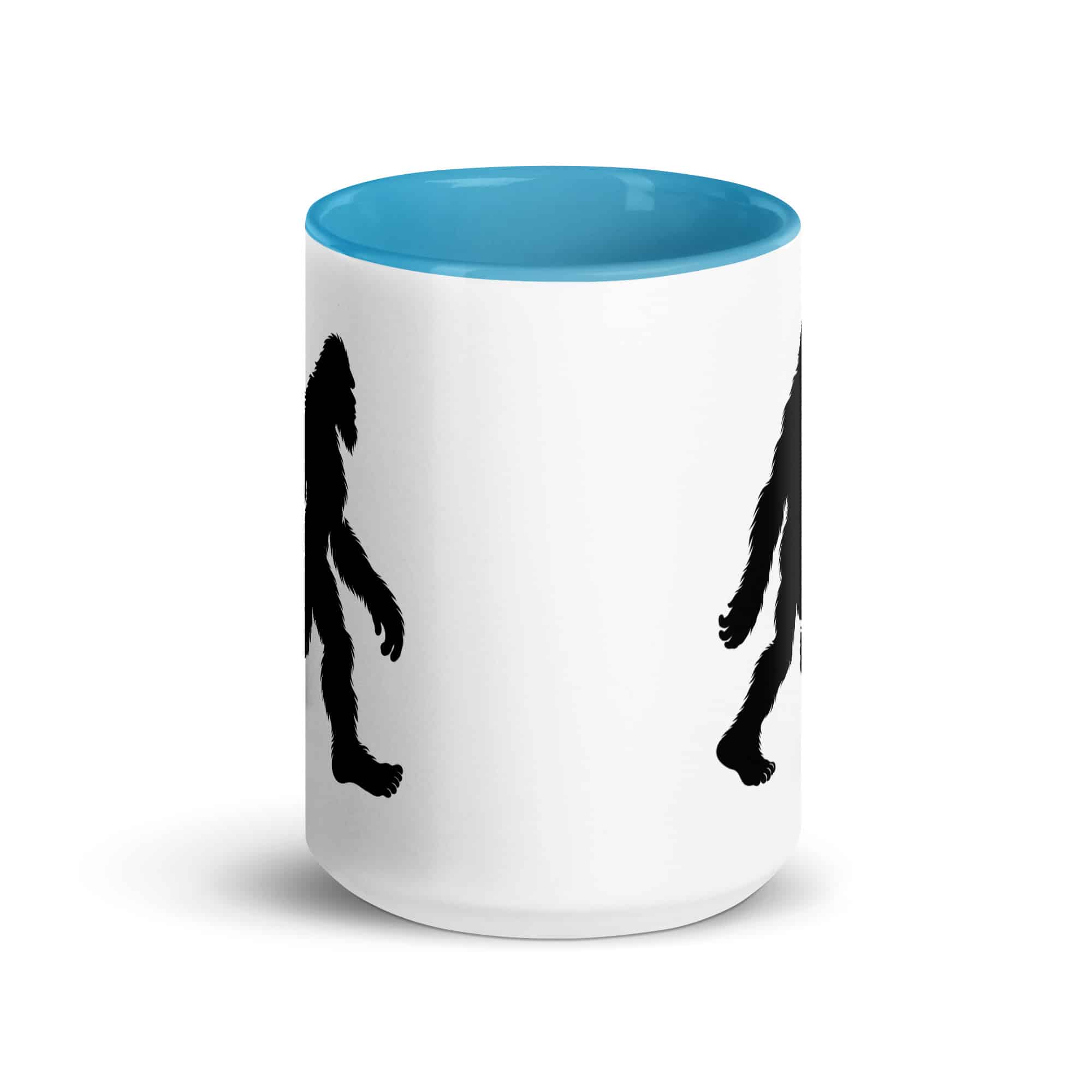 Walking Bigfoot Color Inside Coffee Mug