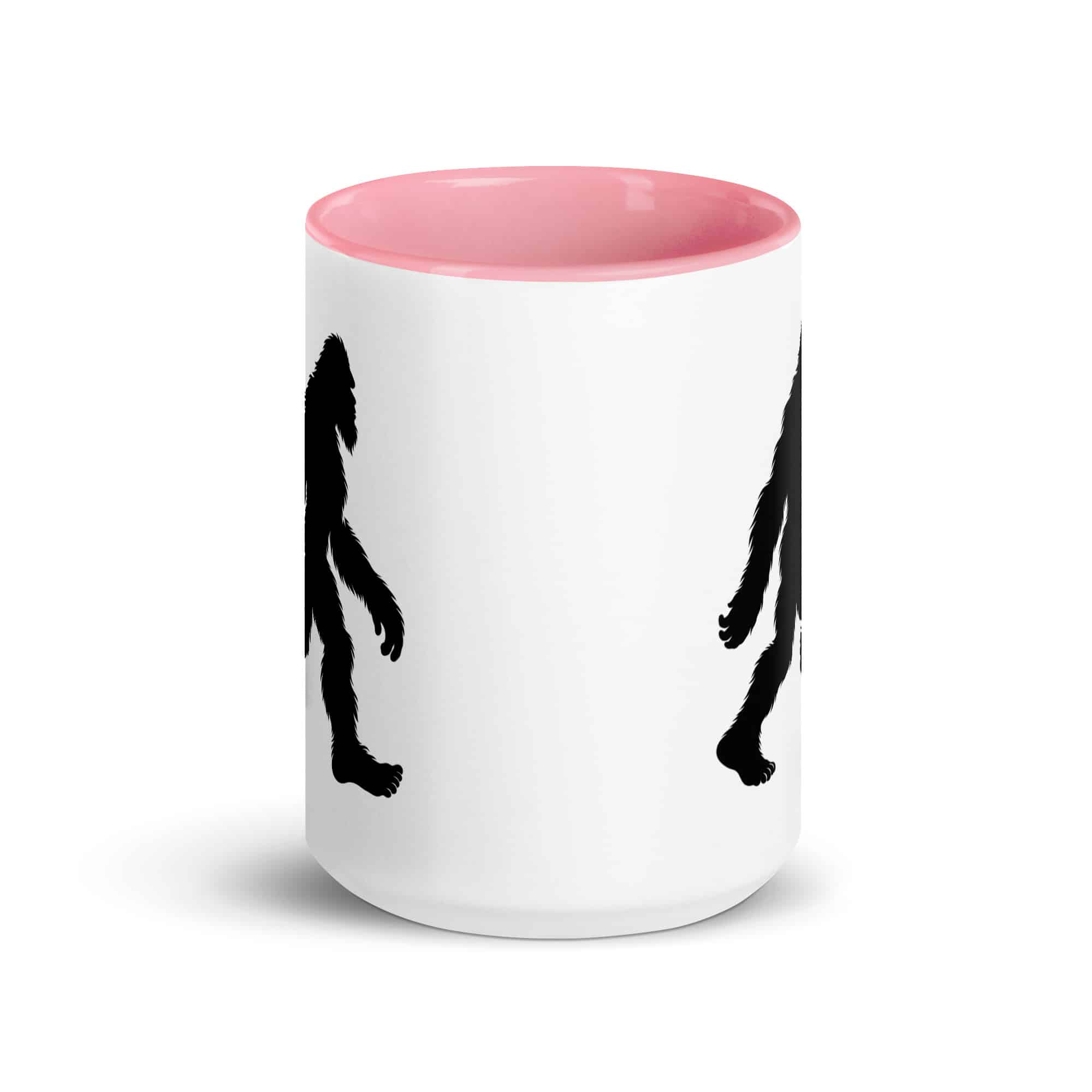 Walking Bigfoot Color Inside Coffee Mug