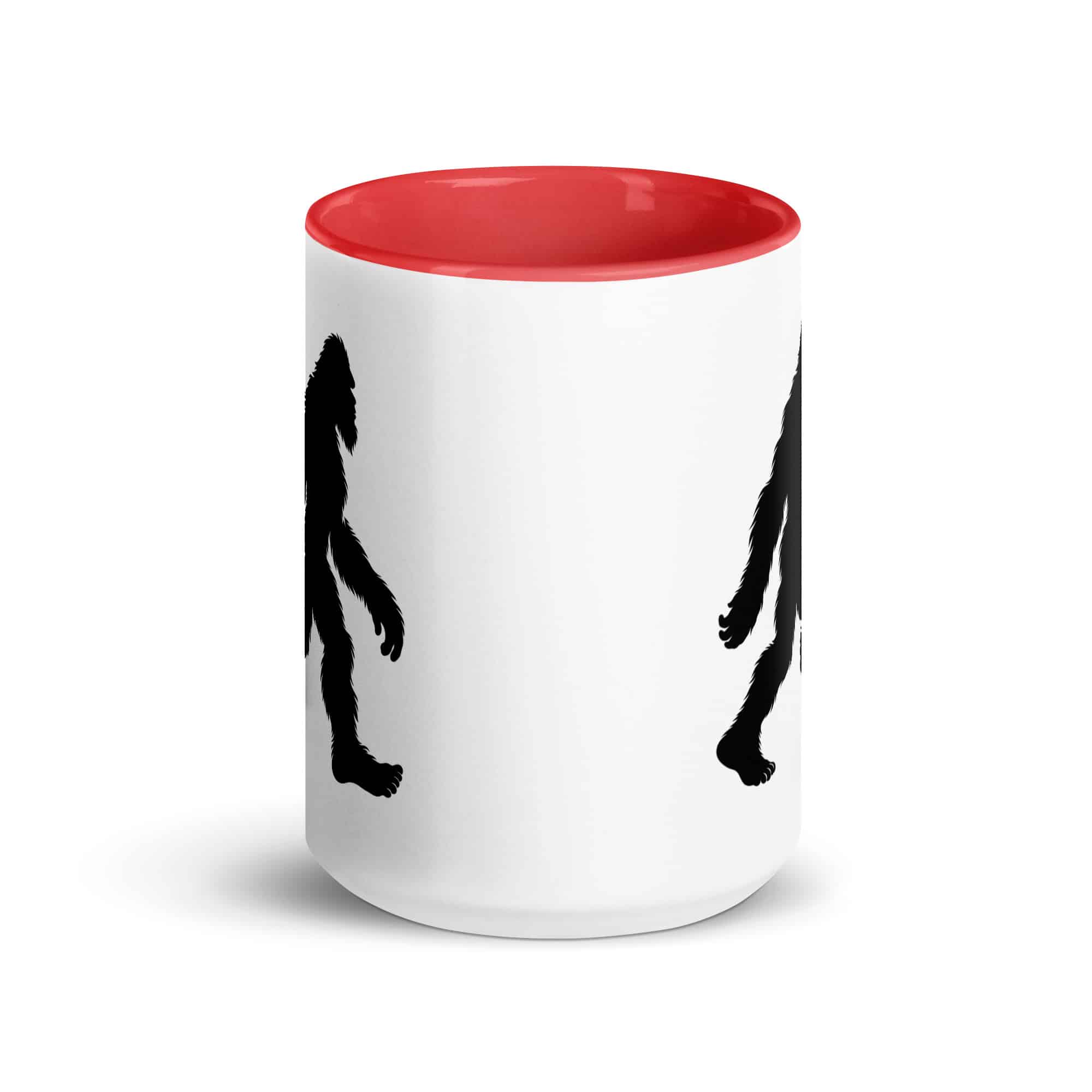 Walking Bigfoot Color Inside Coffee Mug