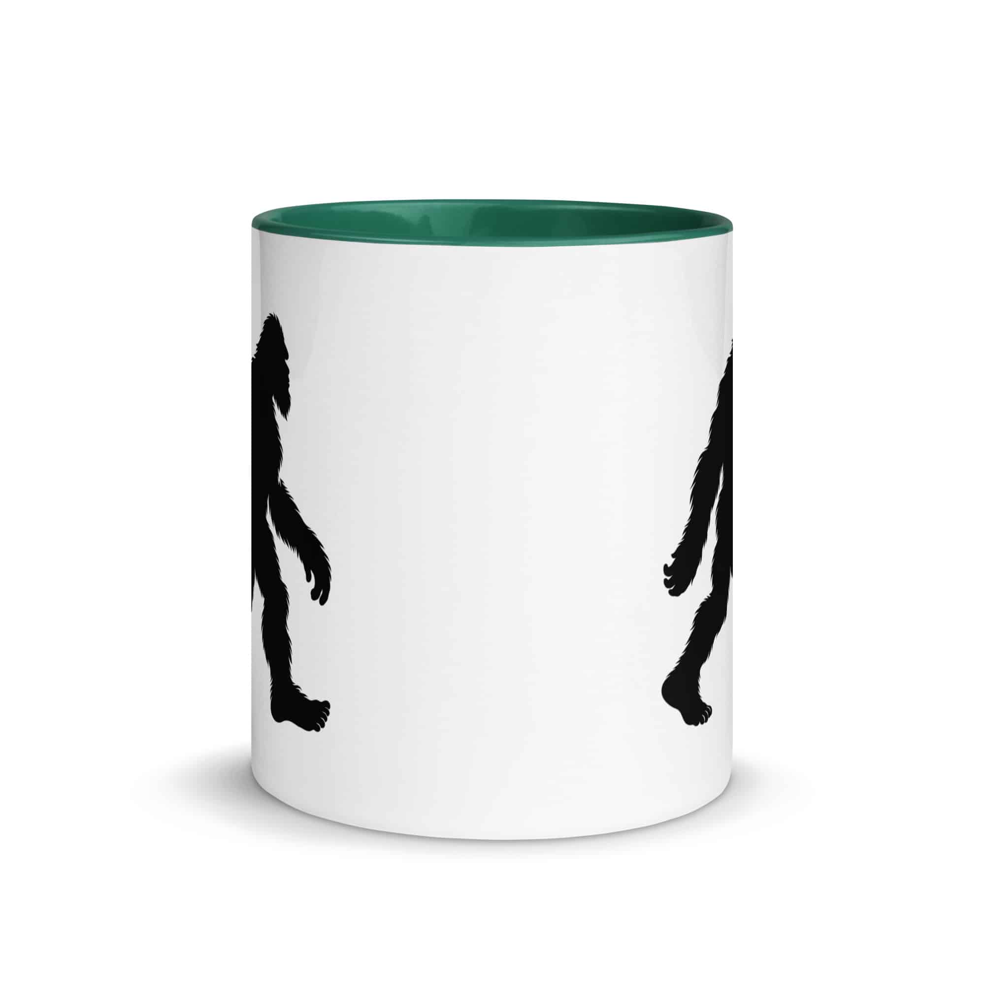 Walking Bigfoot Color Inside Coffee Mug