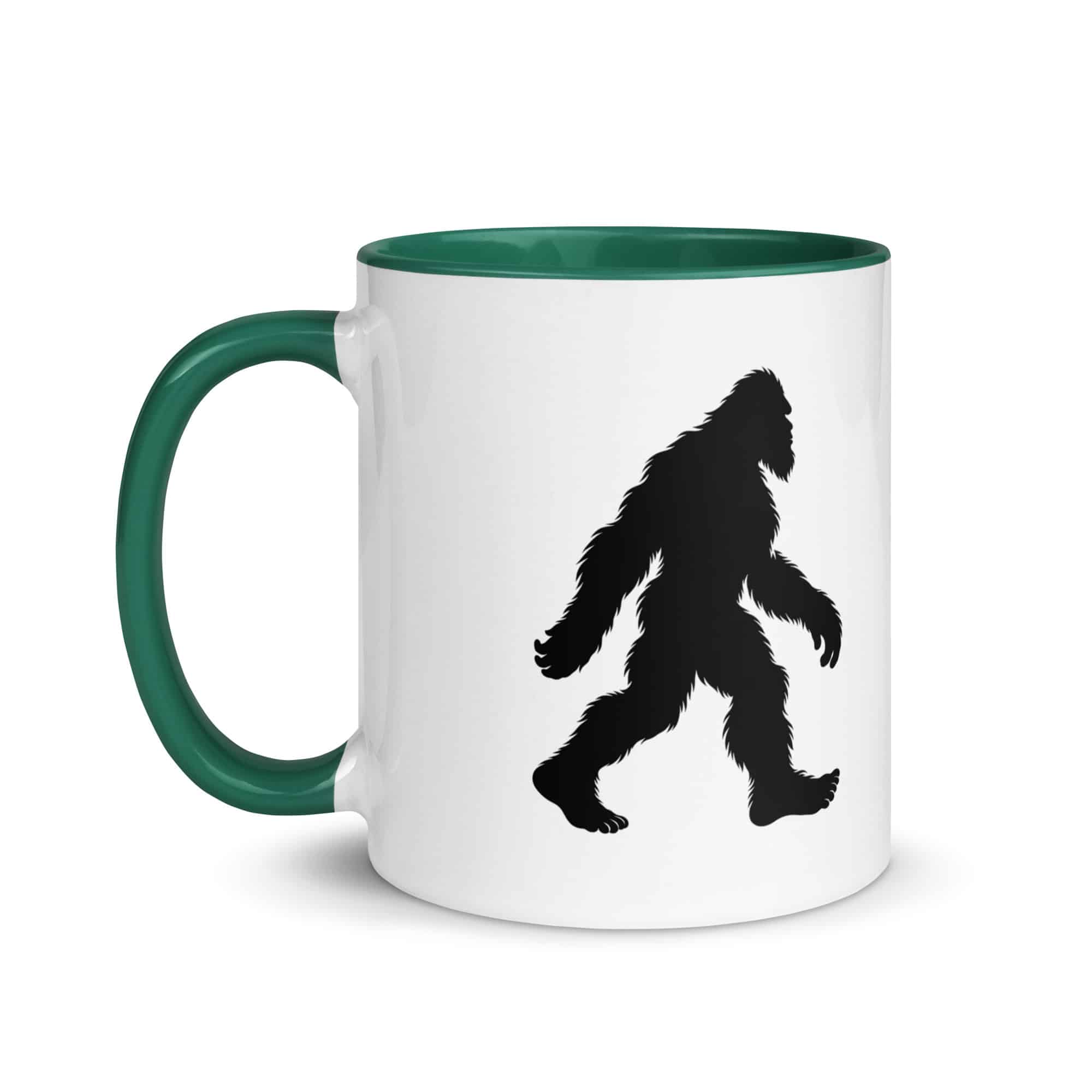 Walking Bigfoot Color Inside Coffee Mug