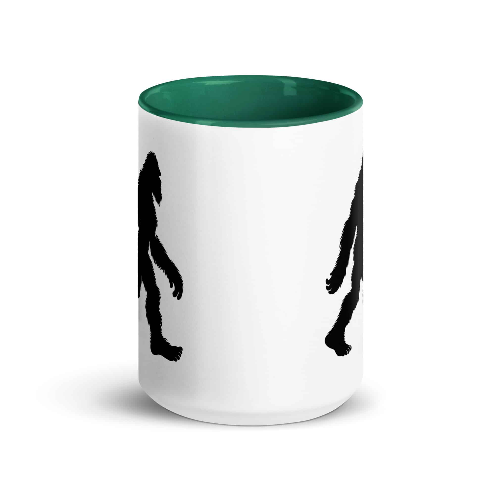 Walking Bigfoot Color Inside Coffee Mug