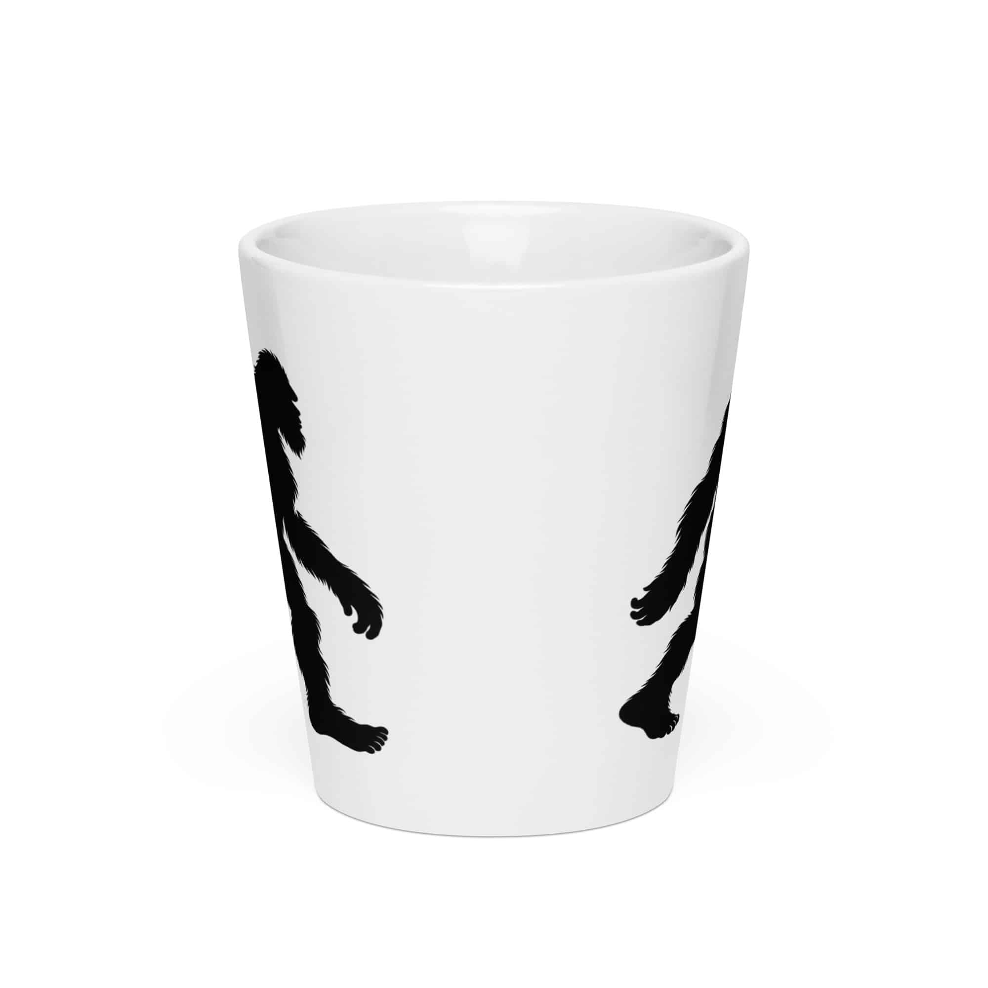 Walking Bigfoot Latte Mug