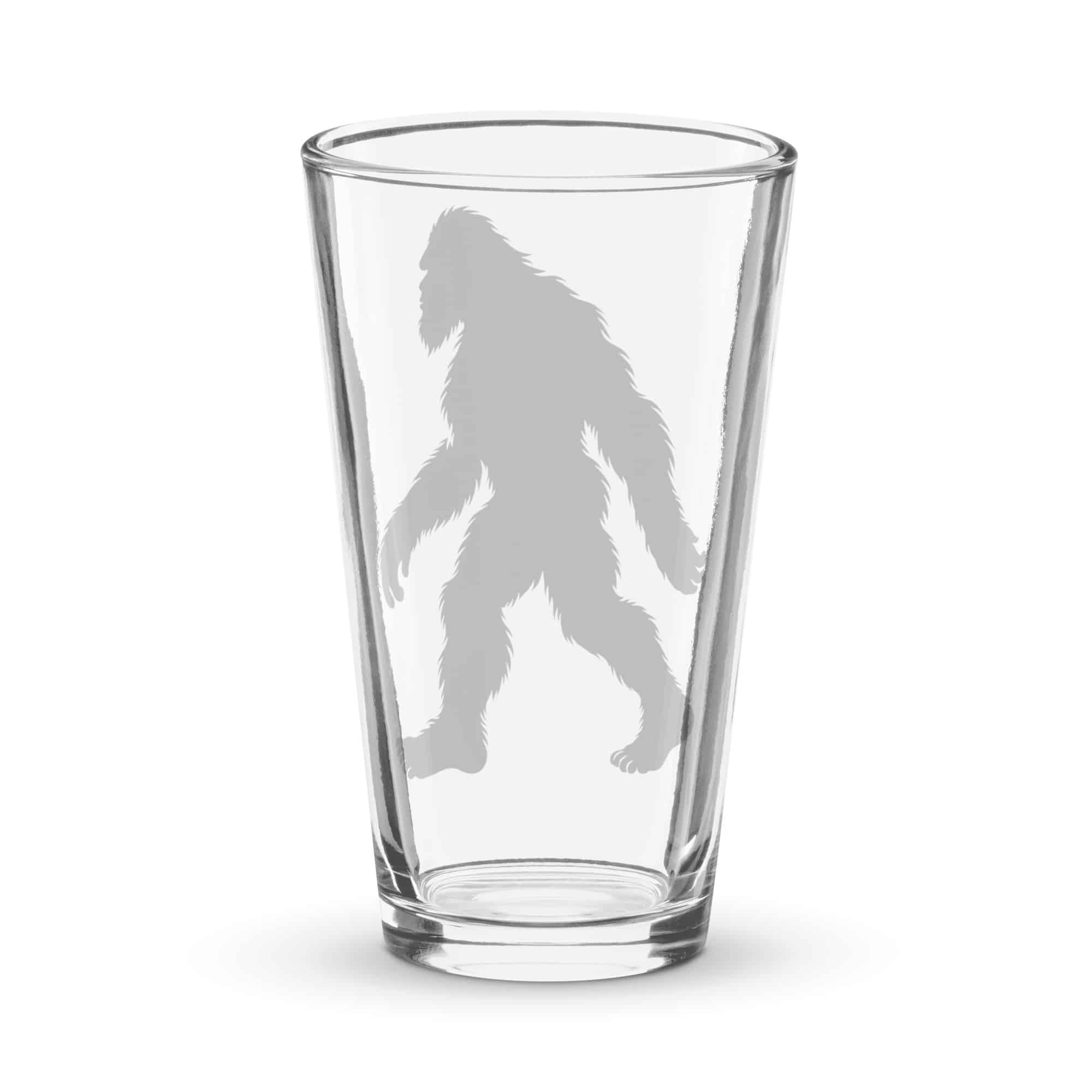 Classic Walking Bigfoot Pint Glass