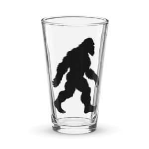 01 Classic Walking Silhouette Pint Glass - 16 oz - Main