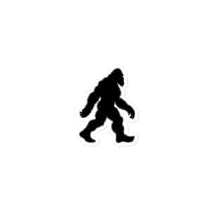 01 Classic Walking Silhouette Vinyl Sticker - 3x3 - Main