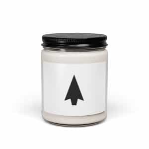 01 Solid Arrowhead Black Soy Wax Candle - 9oz - Main