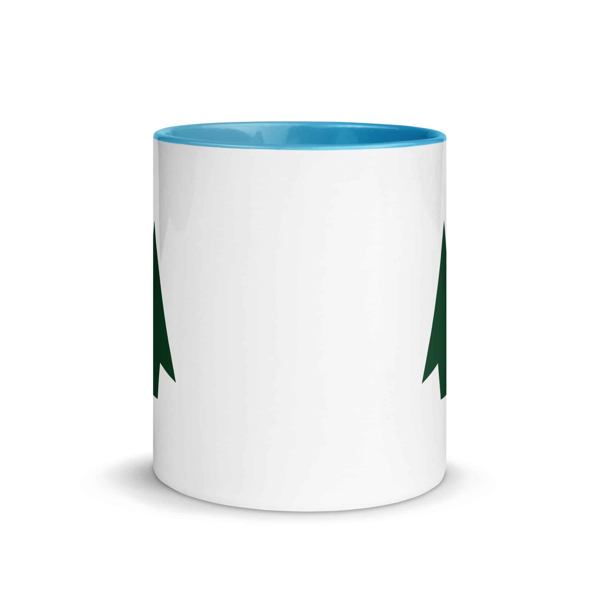 Forest Green Solid Arrowhead Color Inside Mug