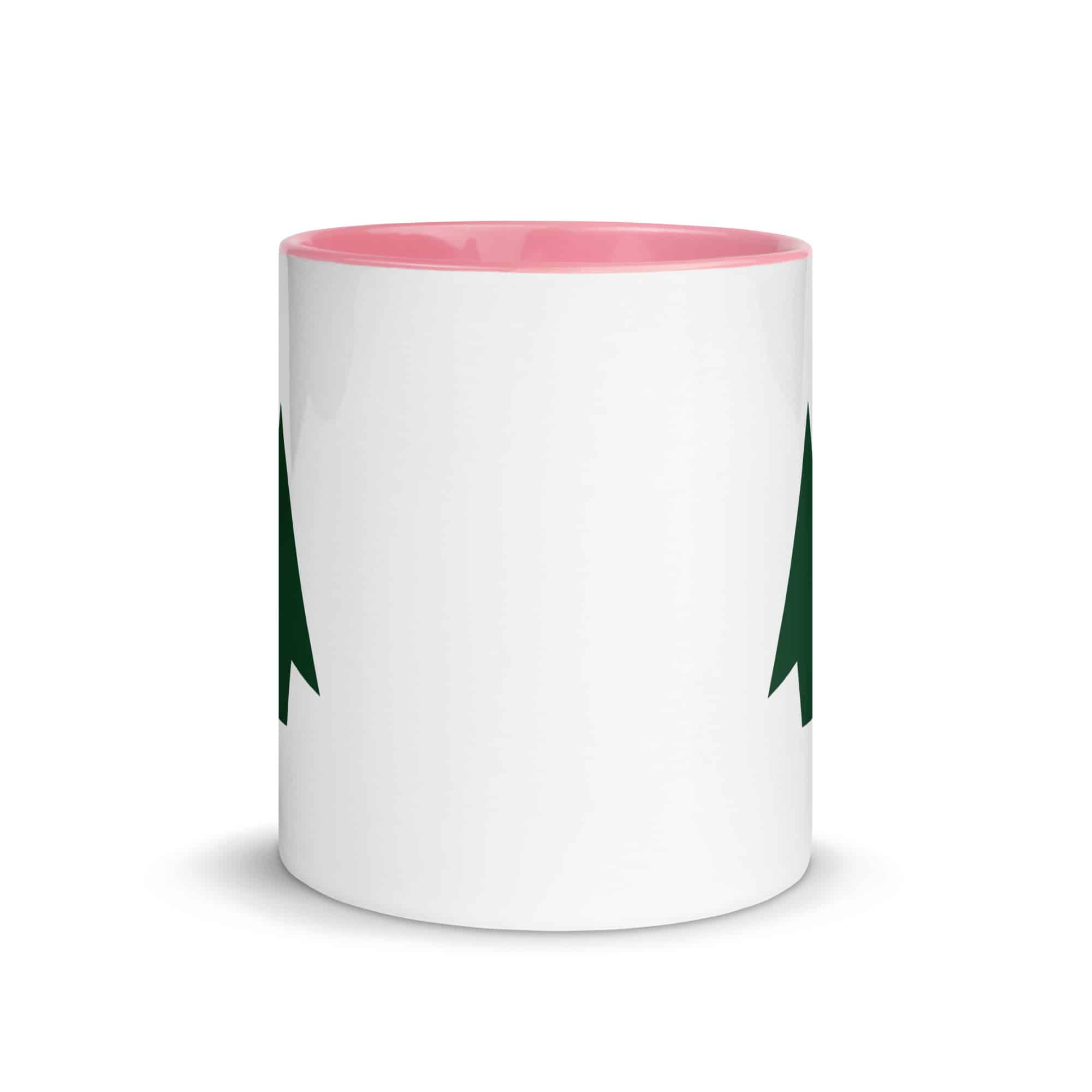 Forest Green Solid Arrowhead Color Inside Mug