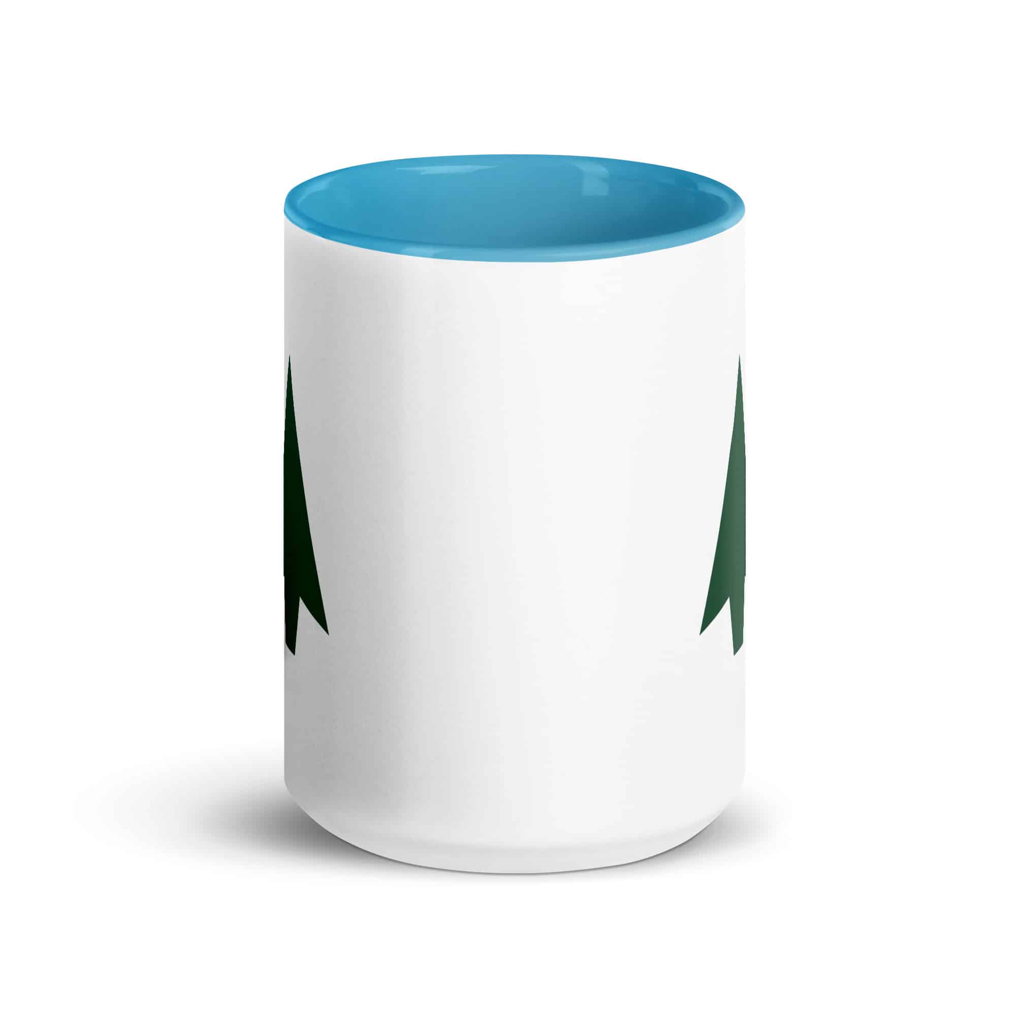 Forest Green Solid Arrowhead Color Inside Mug