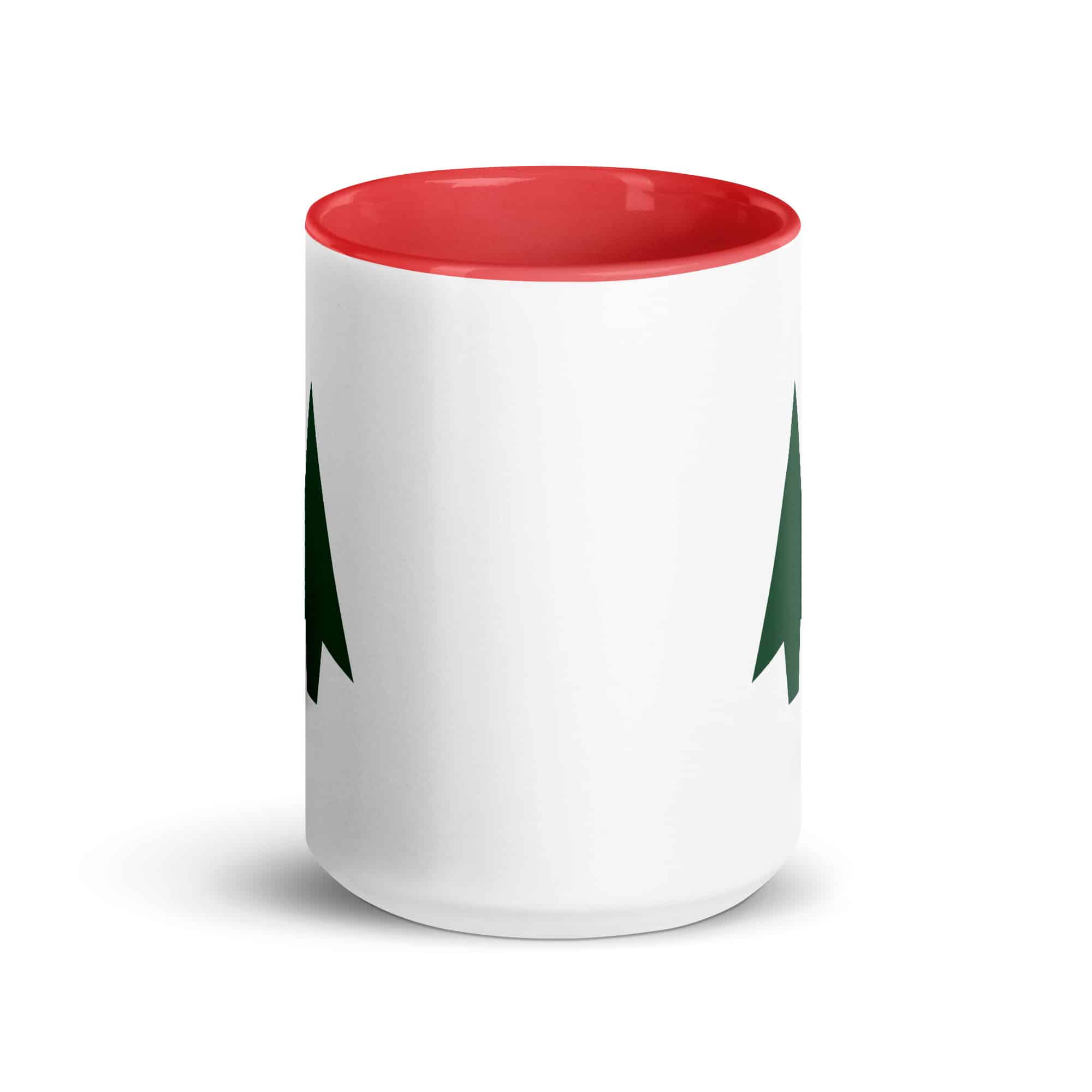 Forest Green Solid Arrowhead Color Inside Mug