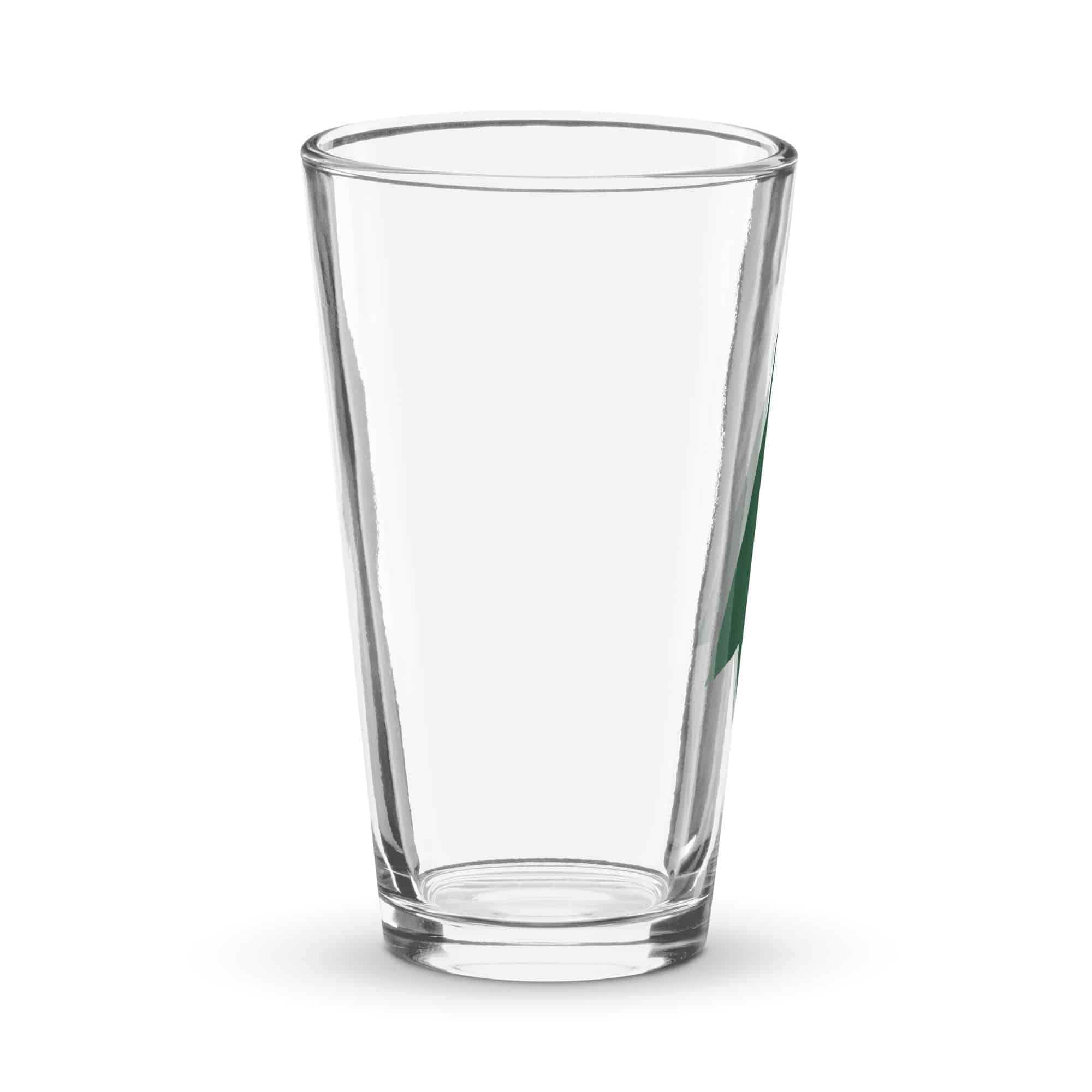 Forest Green Solid Arrowhead Pint Glass