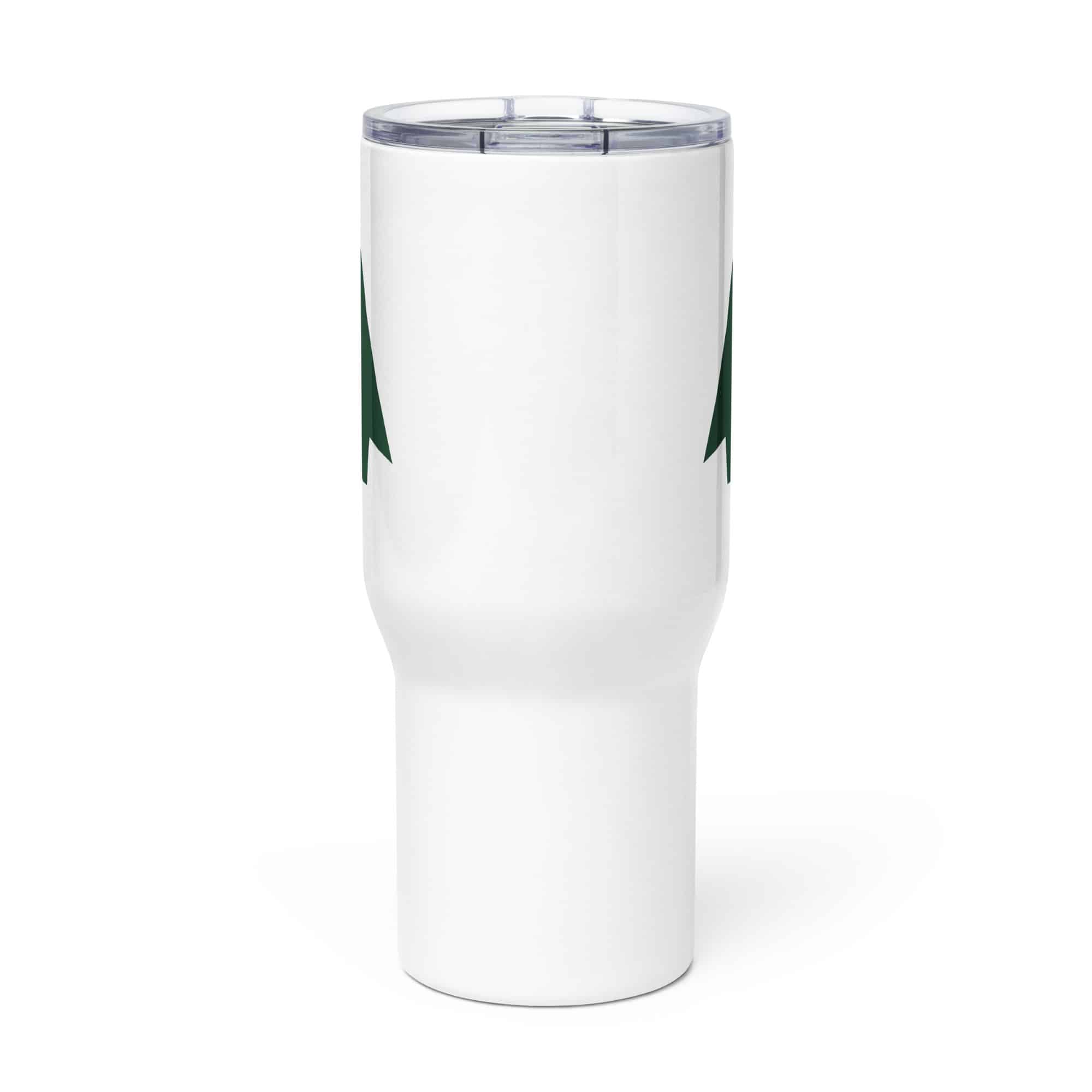 Forest Green Solid Arrowhead Travel Mug