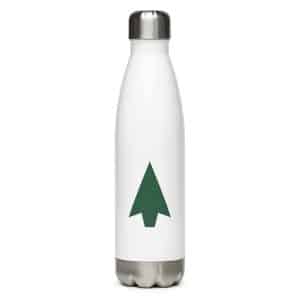 01 Solid Arrowhead Forest Green Stainless Steel Water Bottle - 17 oz - Main