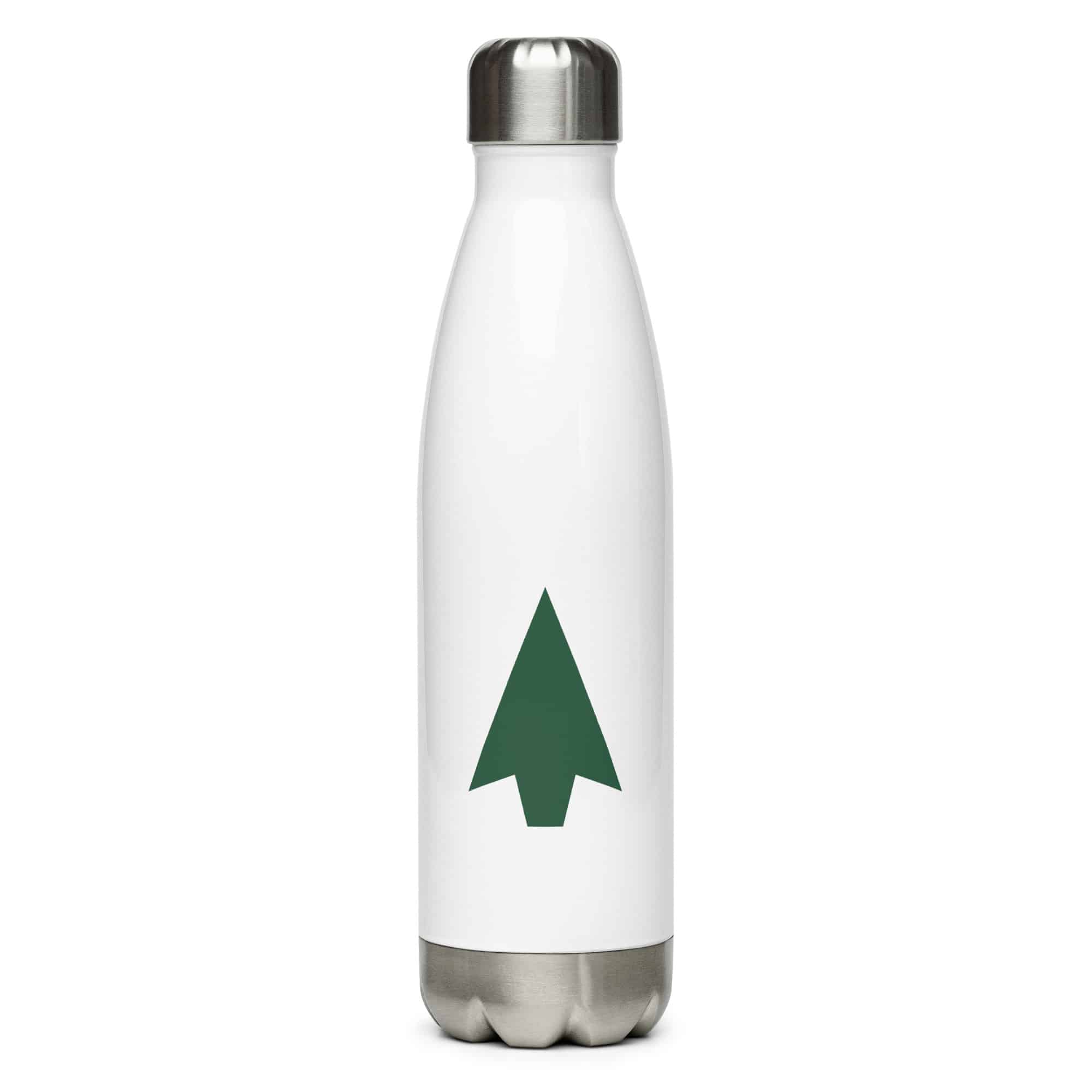 Forest Green Solid Arrowhead Water Bottle
