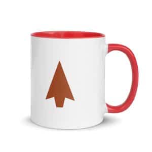 01 Solid Arrowhead Terracotta Color Inside Coffee Mug - 11 oz - Main