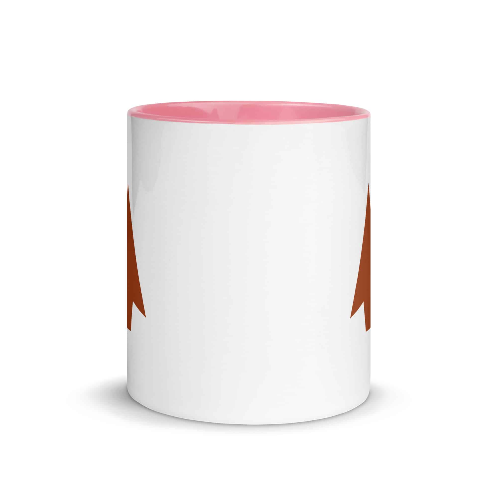 Terracotta Solid Arrowhead Color Inside Mug