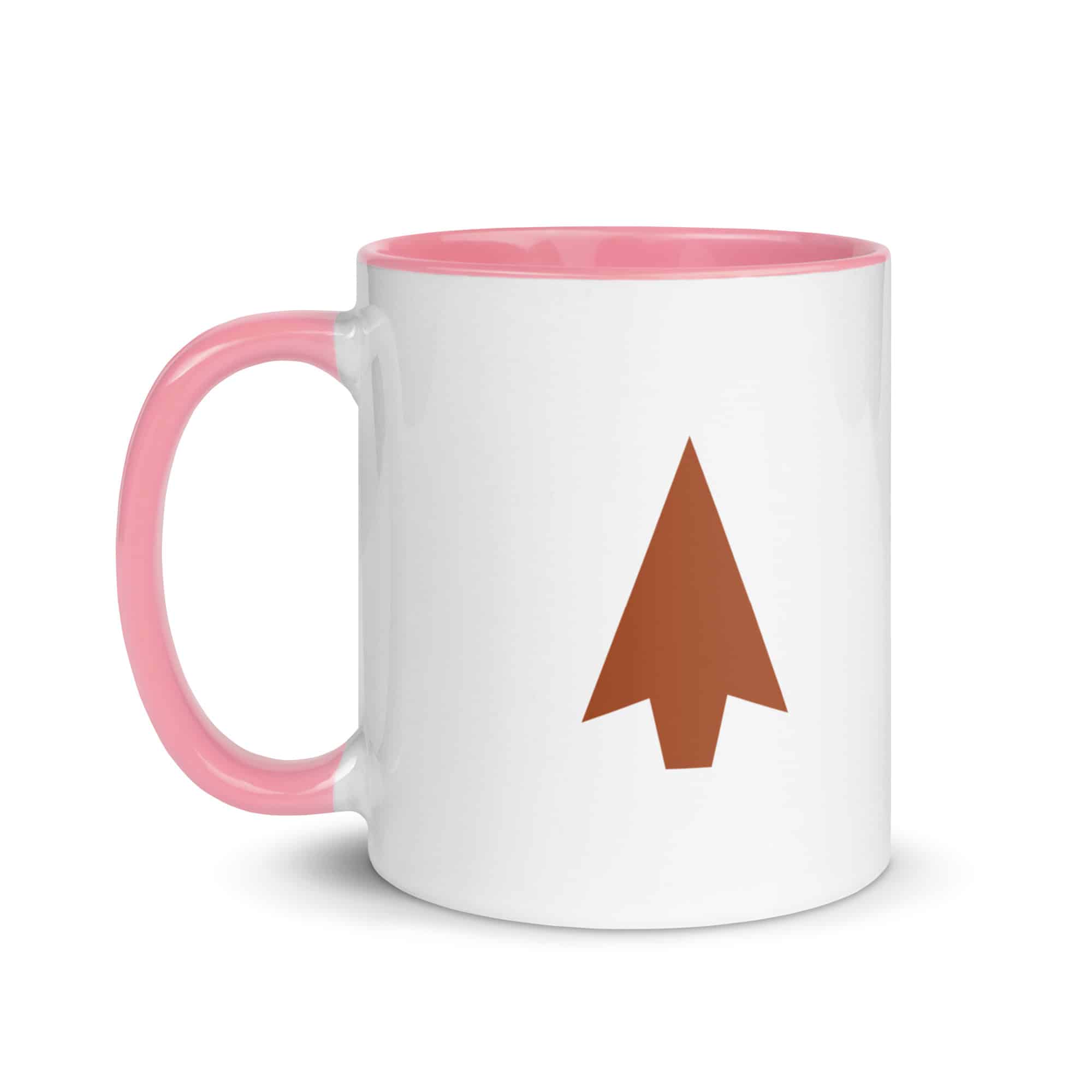 Terracotta Solid Arrowhead Color Inside Mug
